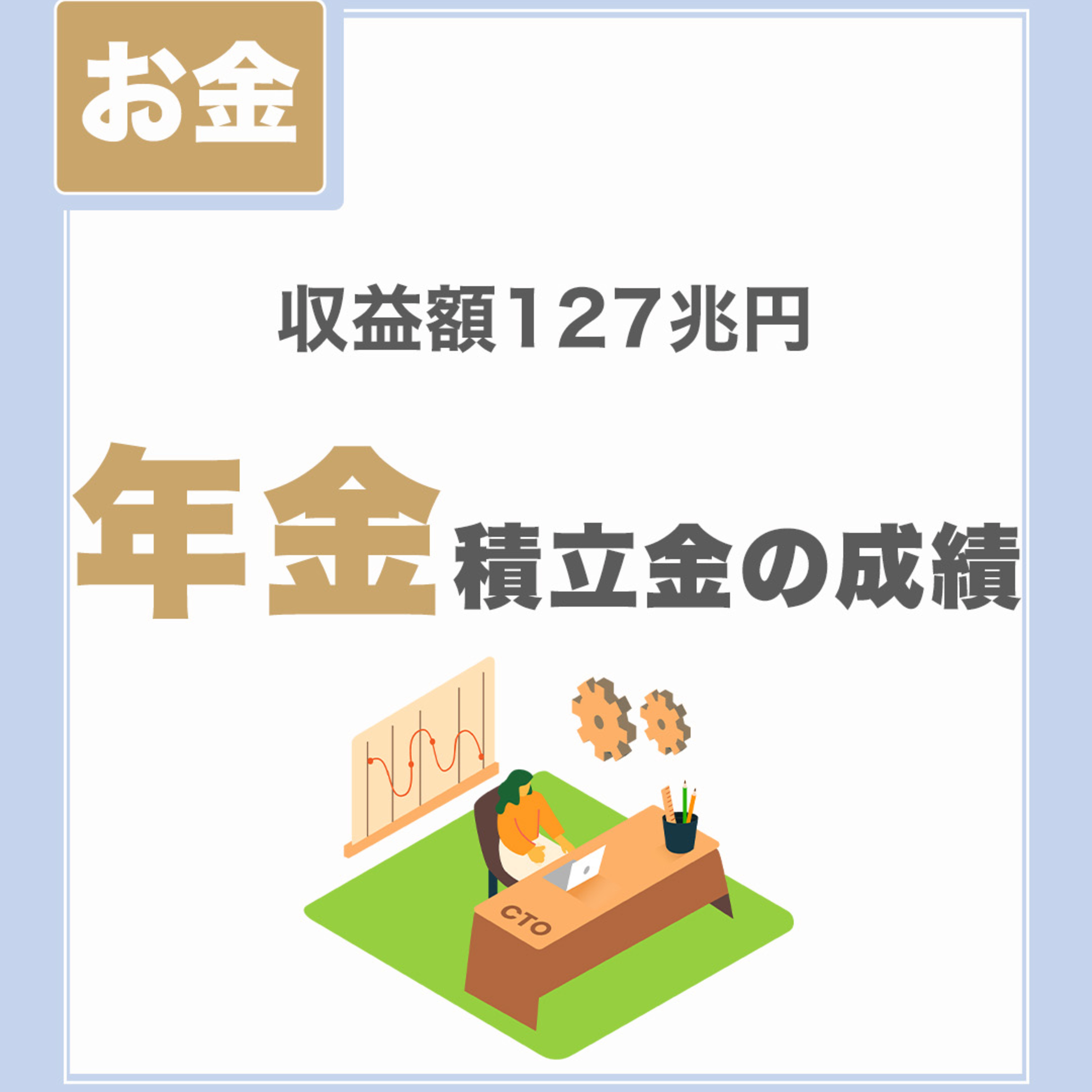 【収益127兆円】年金積立金の成績|GPIFを勉強して年金の心配を和らげる