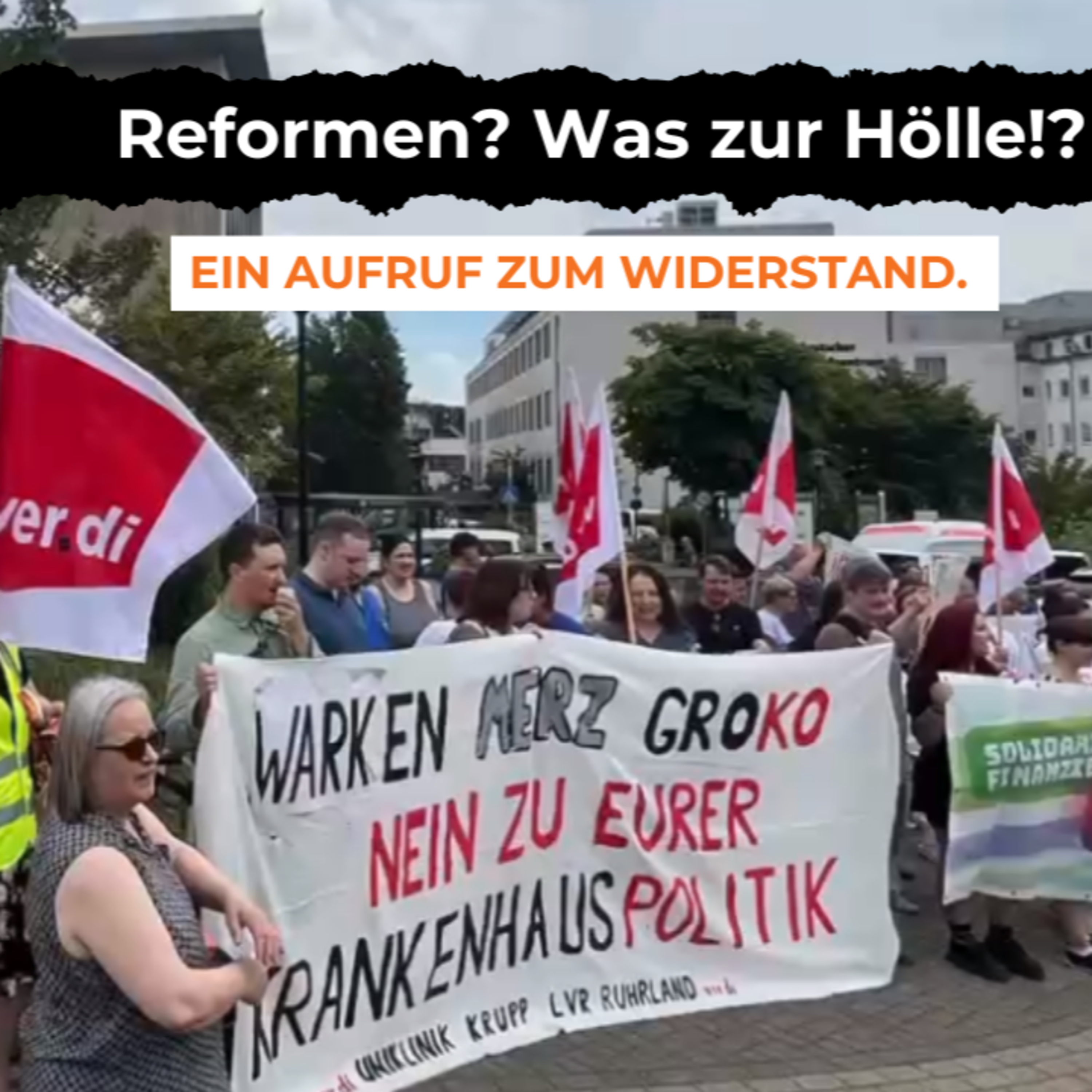 UNION BUSTING NEWS #08/26 ► Reformen? WTF!? Aufruf zum Widerstand ► Fraport ► Geberit ► wilde Streiks bei Mercedes ► Köln Bäder episode artwork