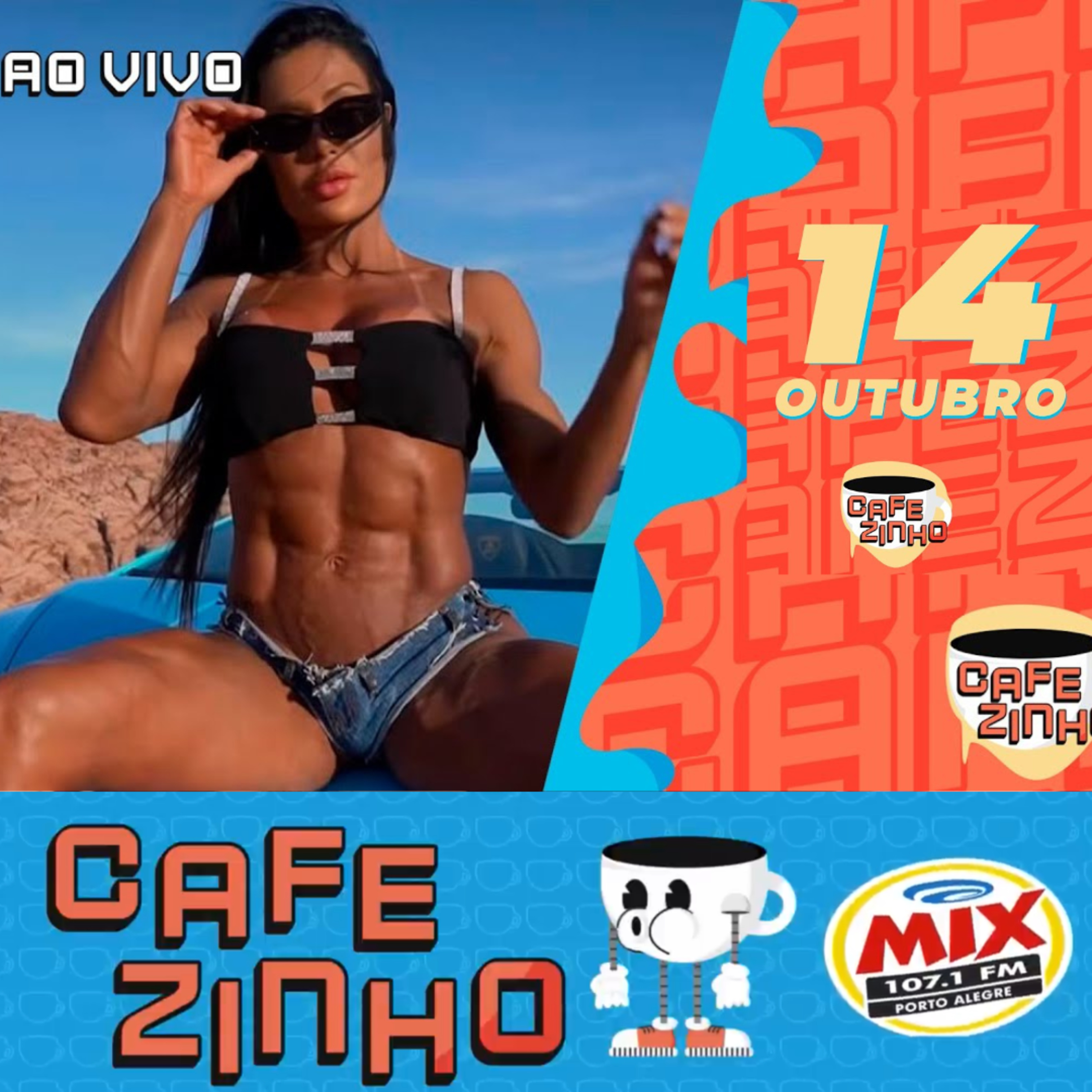 VAZA Jogador do Flamengo CASADO e influenciadora e os músculos da GRACYANNE - Cafezinho - Segunda-feira - 14/10/24 episode artwork