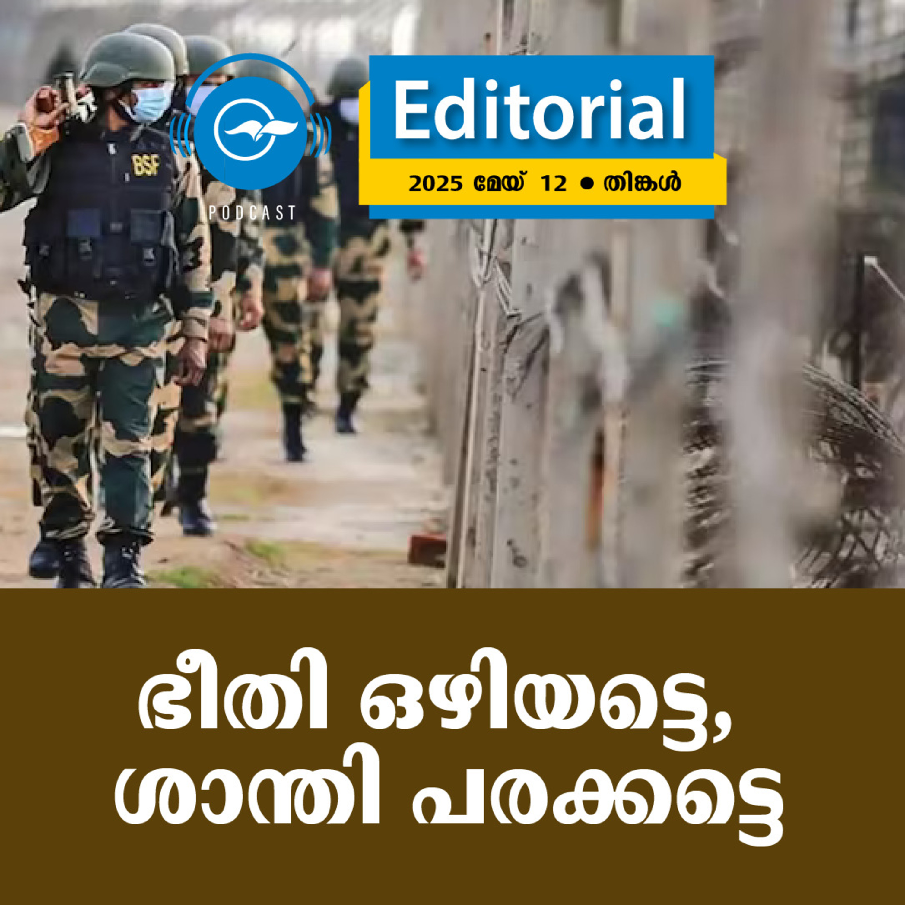 ഭീ​തി ഒ​ഴി​യ​ട്ടെ, ശാ​ന്തി പ​ര​ക്ക​ട്ടെ | Madhyamam Editorial episode artwork