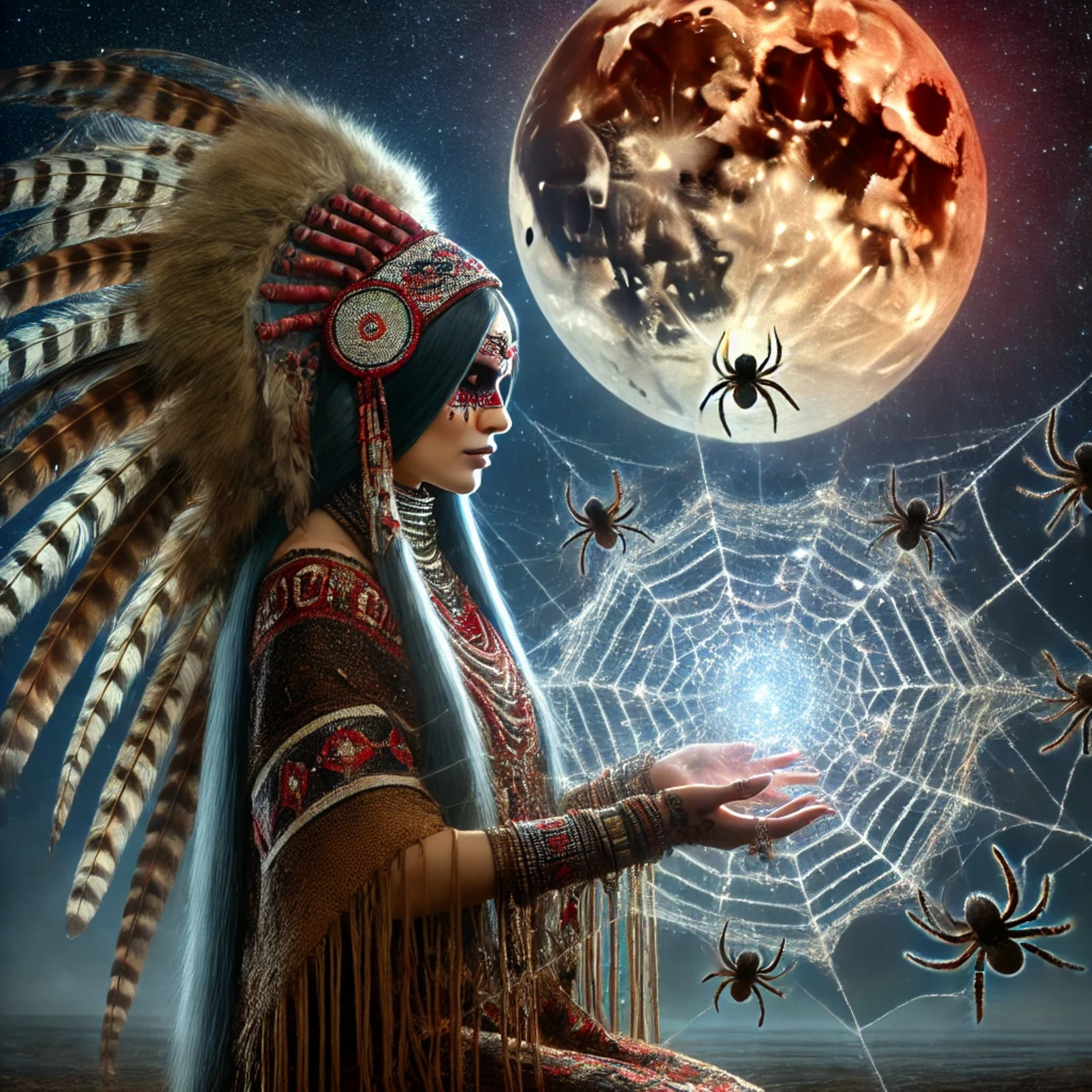 Pleine lune du 14 mars 2025 - éclipse totale "lune de sang" axe 23°Vierge/Poissons episode artwork