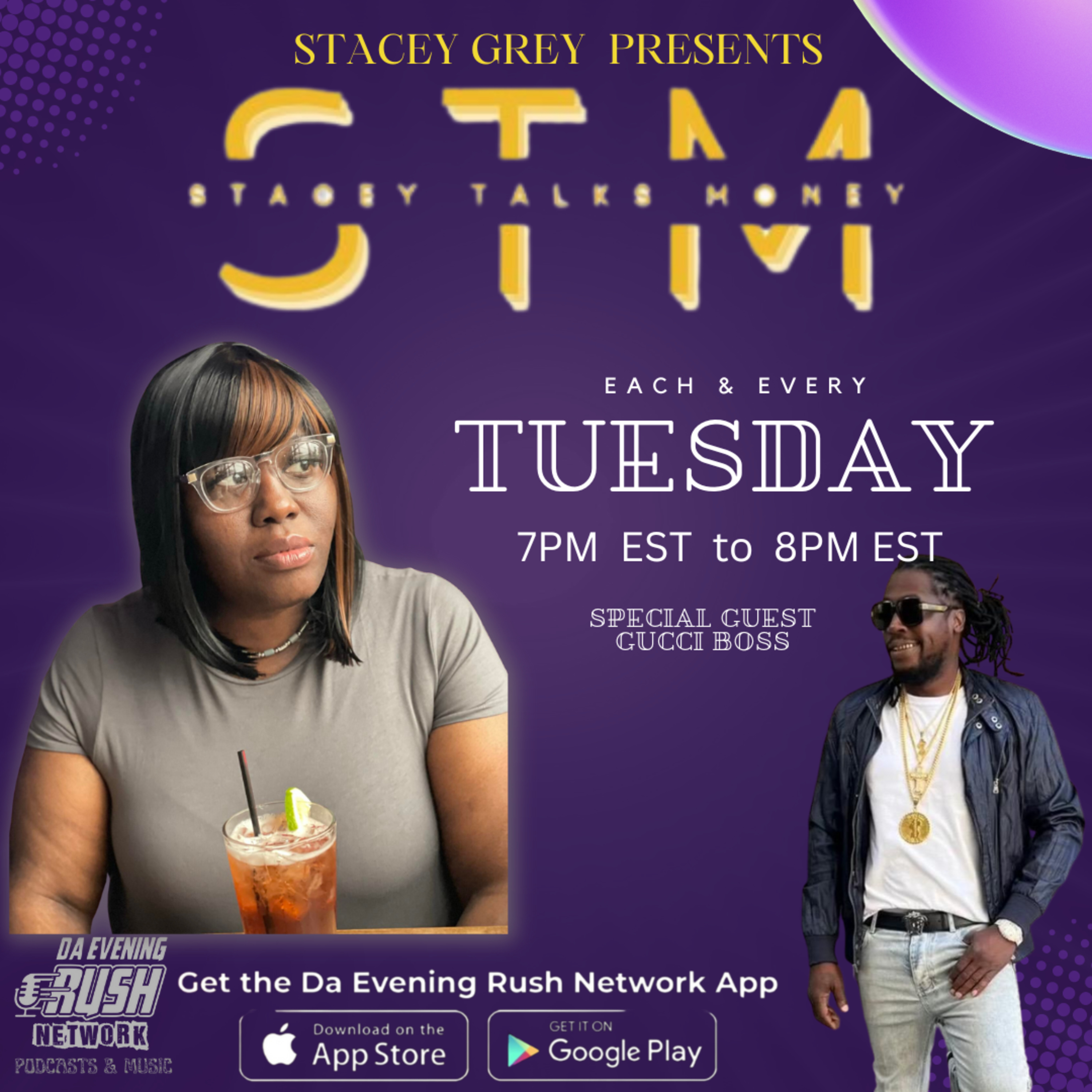 Stacey Talks Money Podcast(S1 Ep11): Getting Money As A Artist; Special Guest Gucci Boss episode artwork