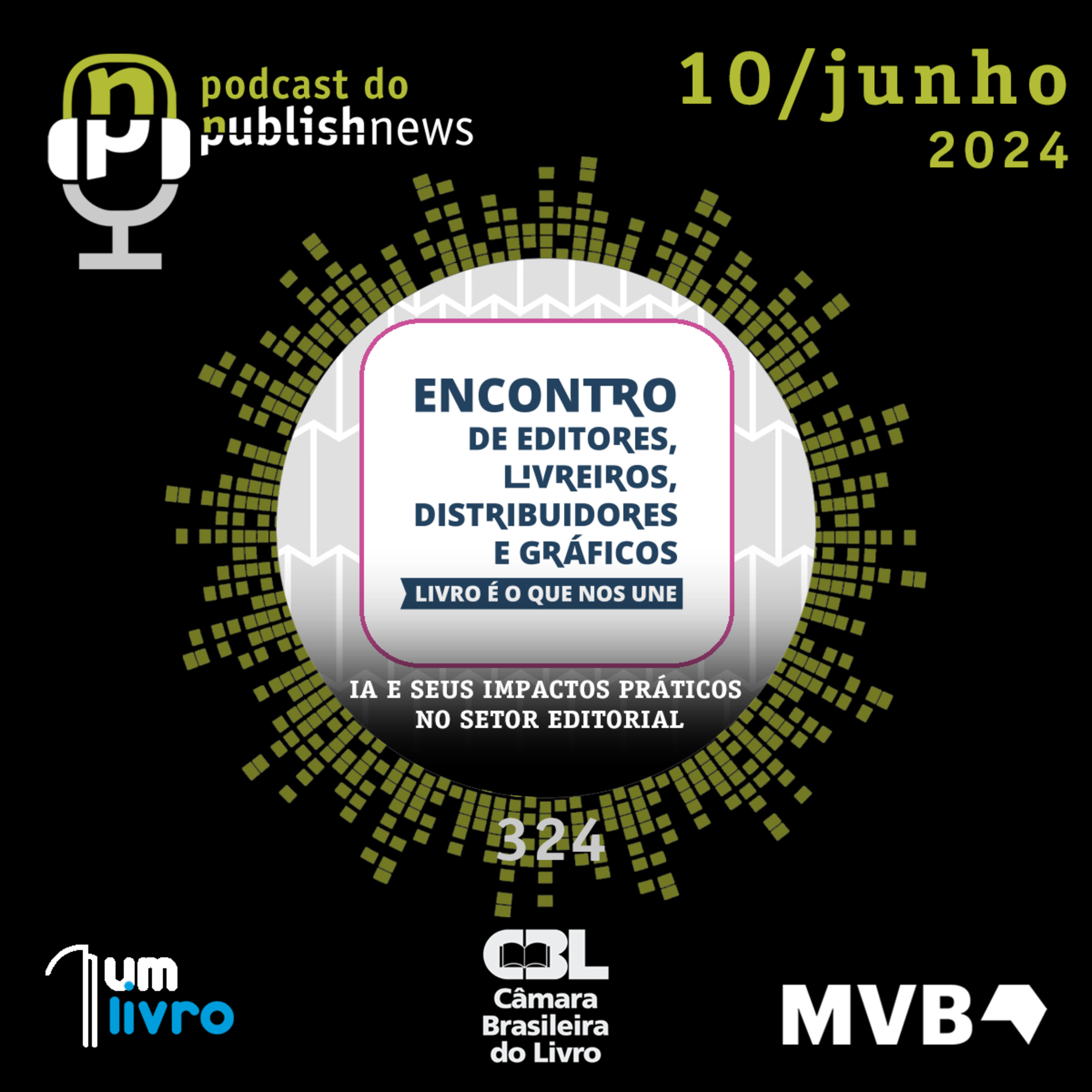 324 - IA e seus impactos práticos no setor editorial: o que mudou no dia-a-dia do seu trabalho? episode artwork