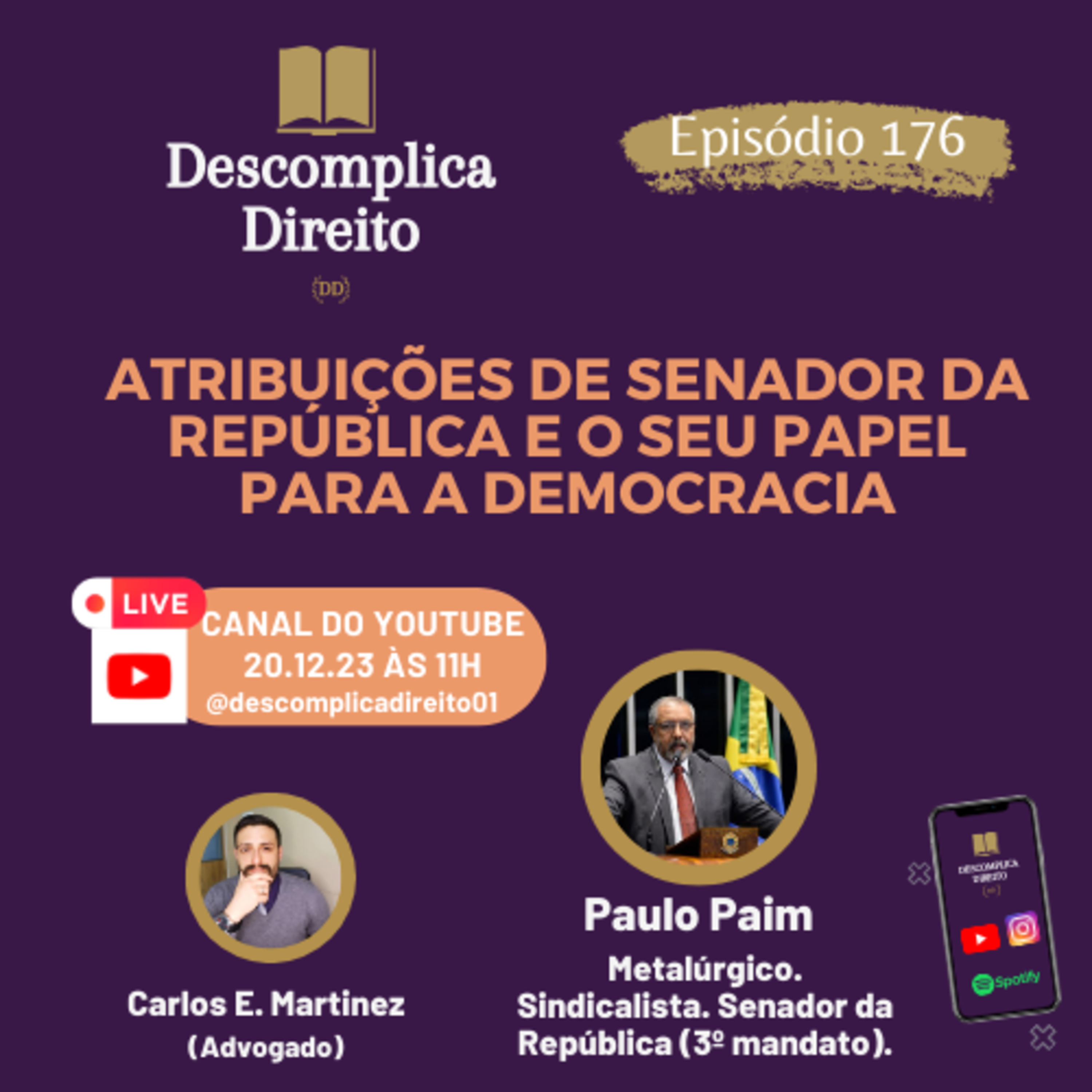 ATRIBUIÇÕES DE SENADOR DA REPÚBLICA E O SEU PAPEL PARA A DEMOCRACIA episode artwork