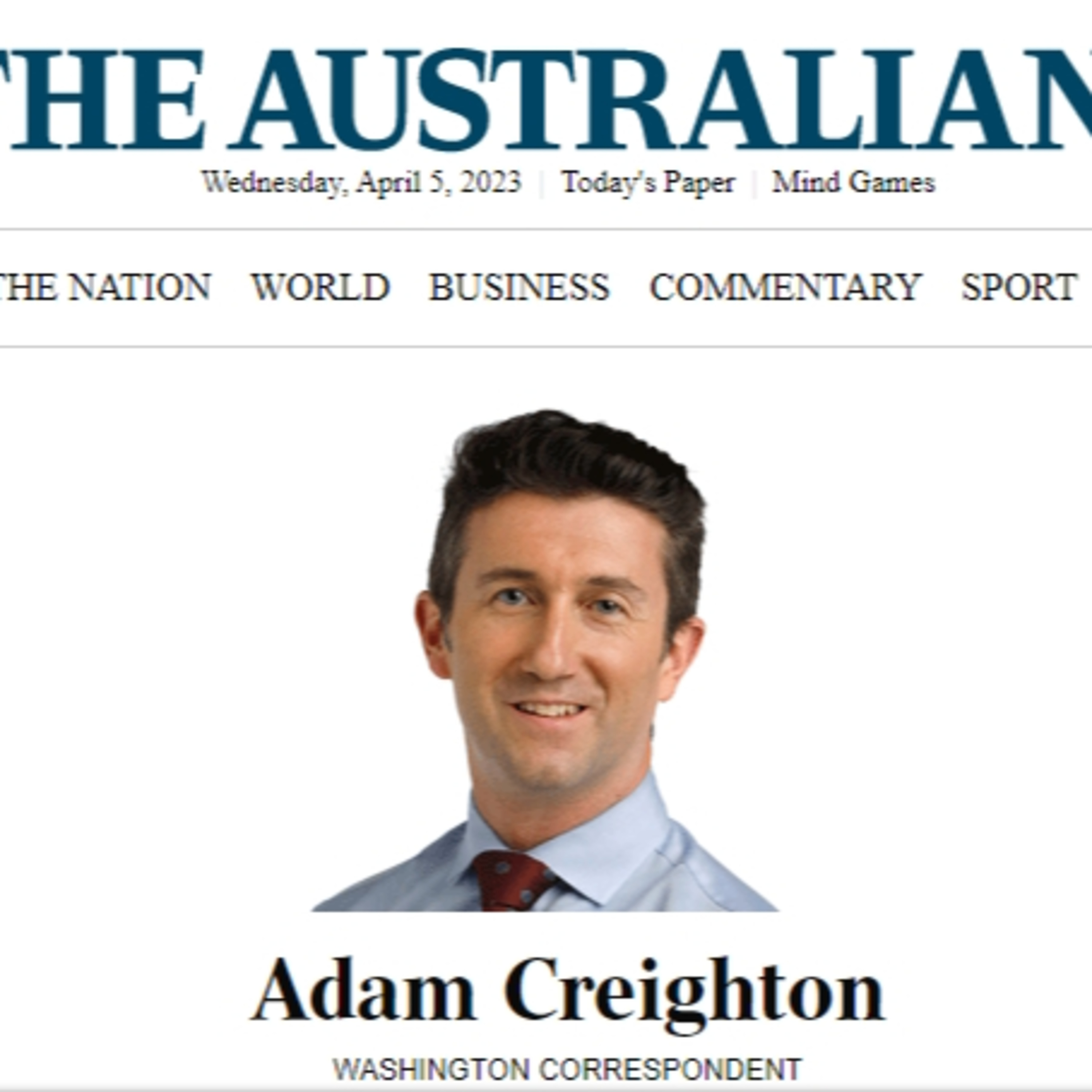 Read from Adam Creighton in The Australian - Talk of Our Shire 5 April 2023 episode artwork