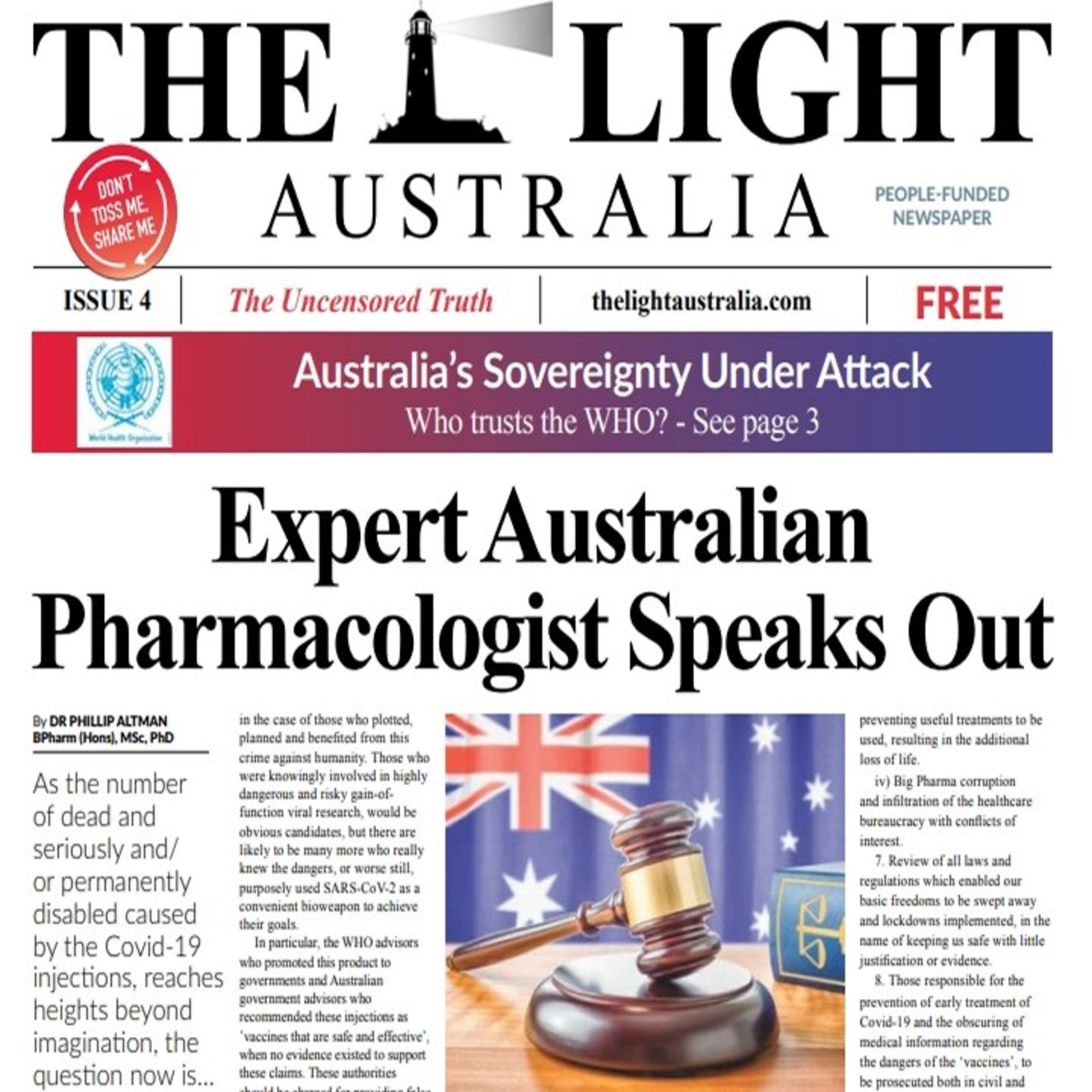 Jerry Roberts - Journalist, The Light Australia - Talk of Our Shire 19 April 2023 episode artwork