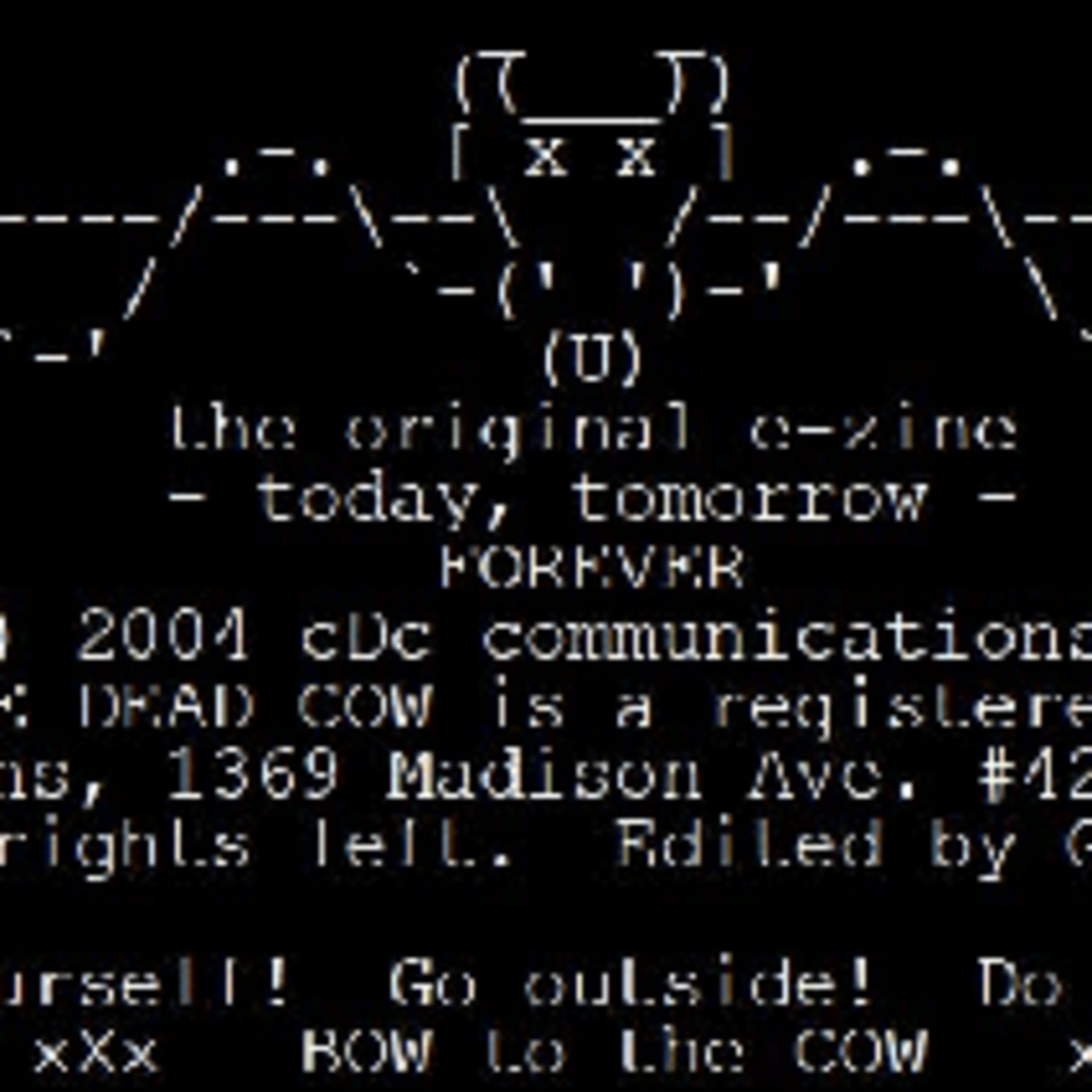 Cult of the Dead Cow episode artwork