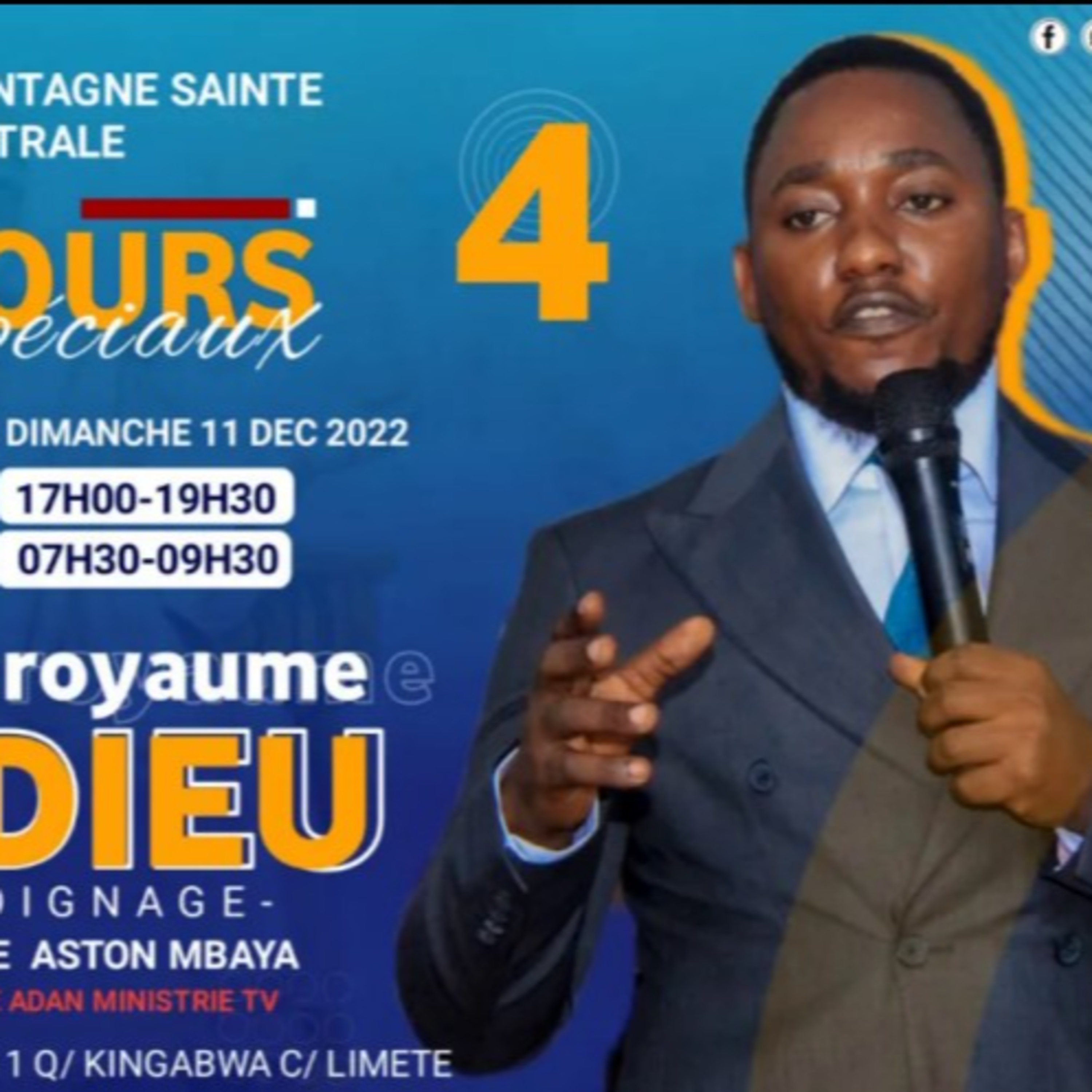Prophète Aston MBAYA LES 27 DEPARTEMENTS DU ROYAUME DE DIEU / Part. 4