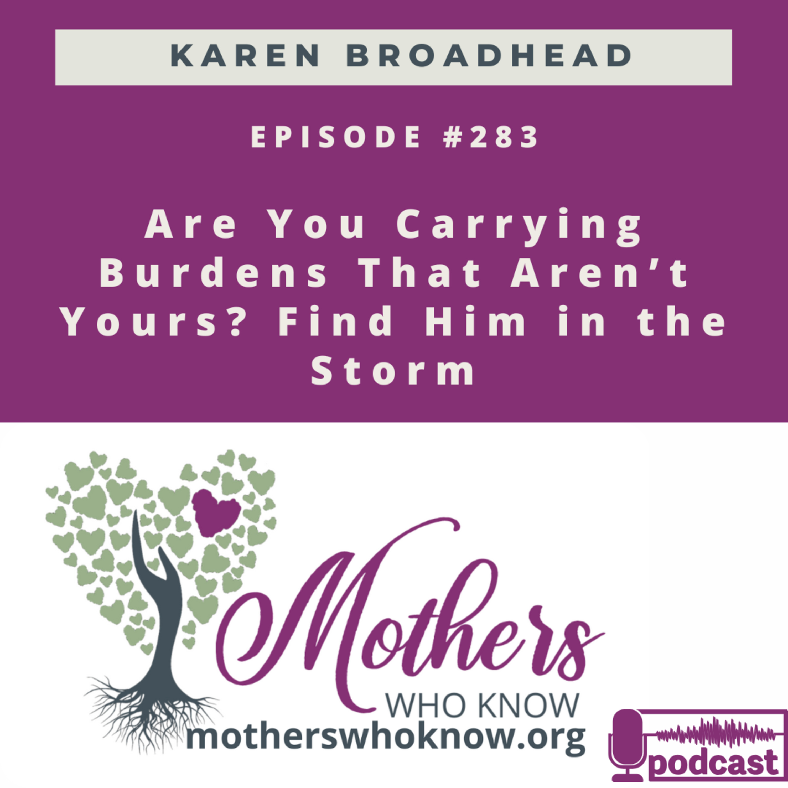 #283. Are You Carrying Burdens That Aren’t Yours? Find Him in the Storm