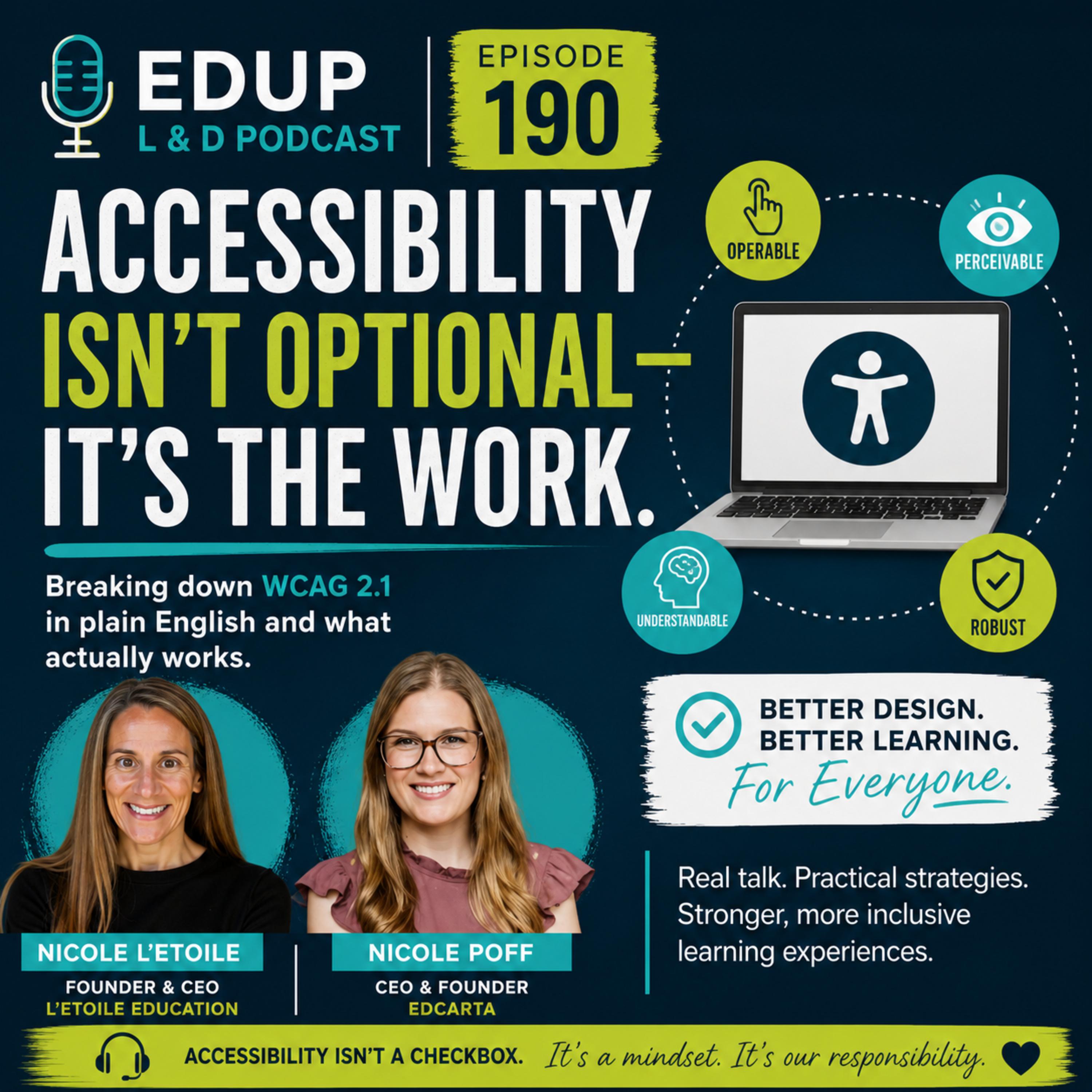 190: WCAG Without the Overwhelm: Practical Accessibility for L&D