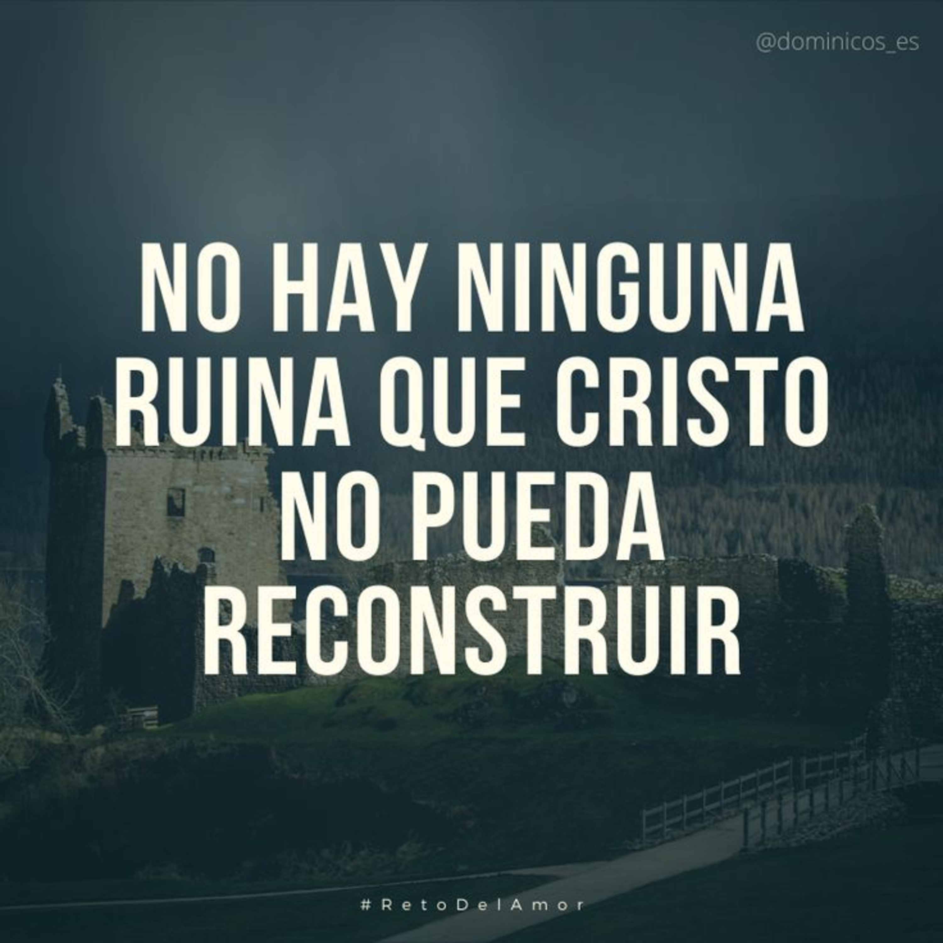 La esperanza camina sobre ruinas