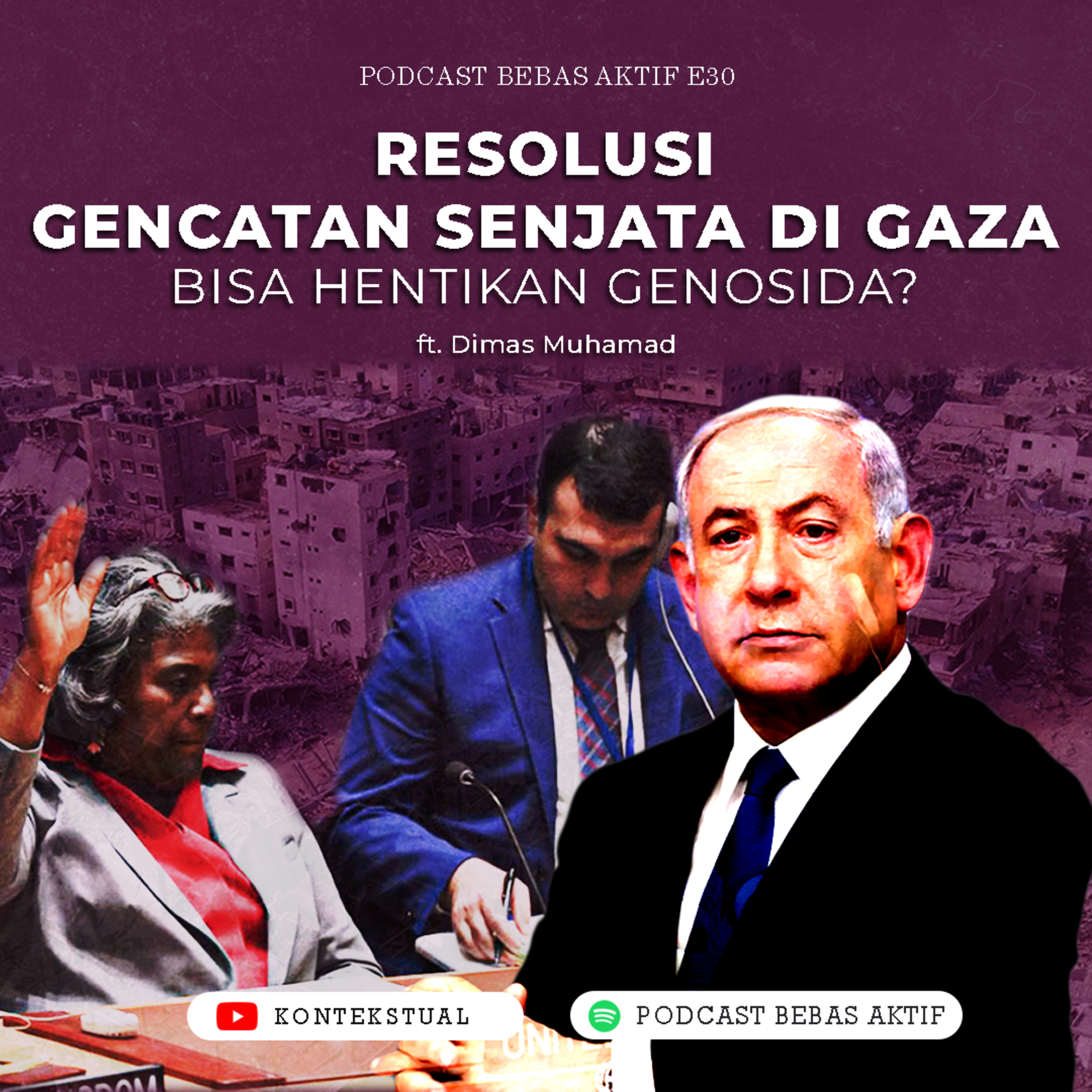 Seruan Gencatan Senjata di Gaza, Israel Bakal Jera? ft. Dimas Muhamad episode artwork
