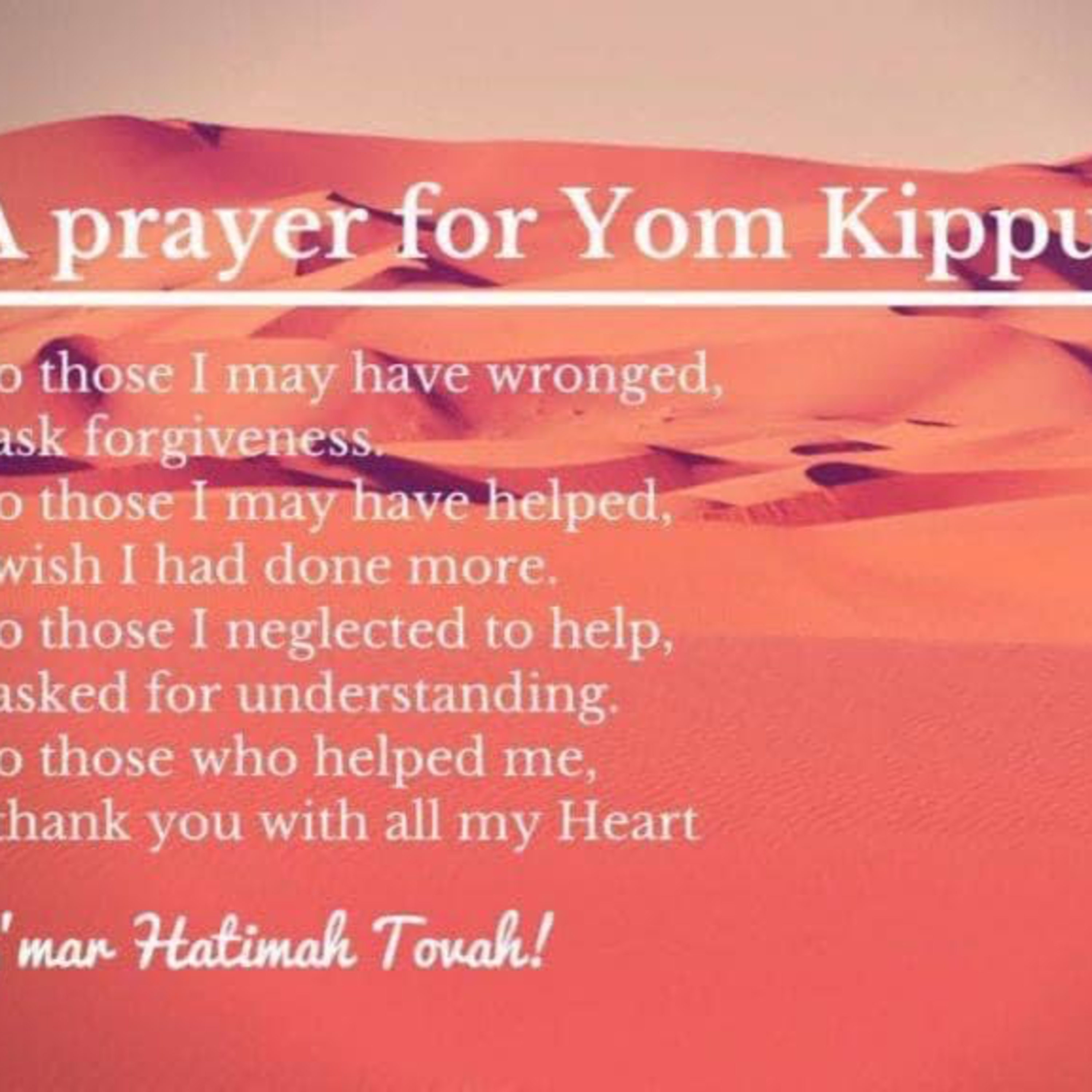 YOM KIPUR SHABBAT SHALOM October 12, 2024 episode artwork
