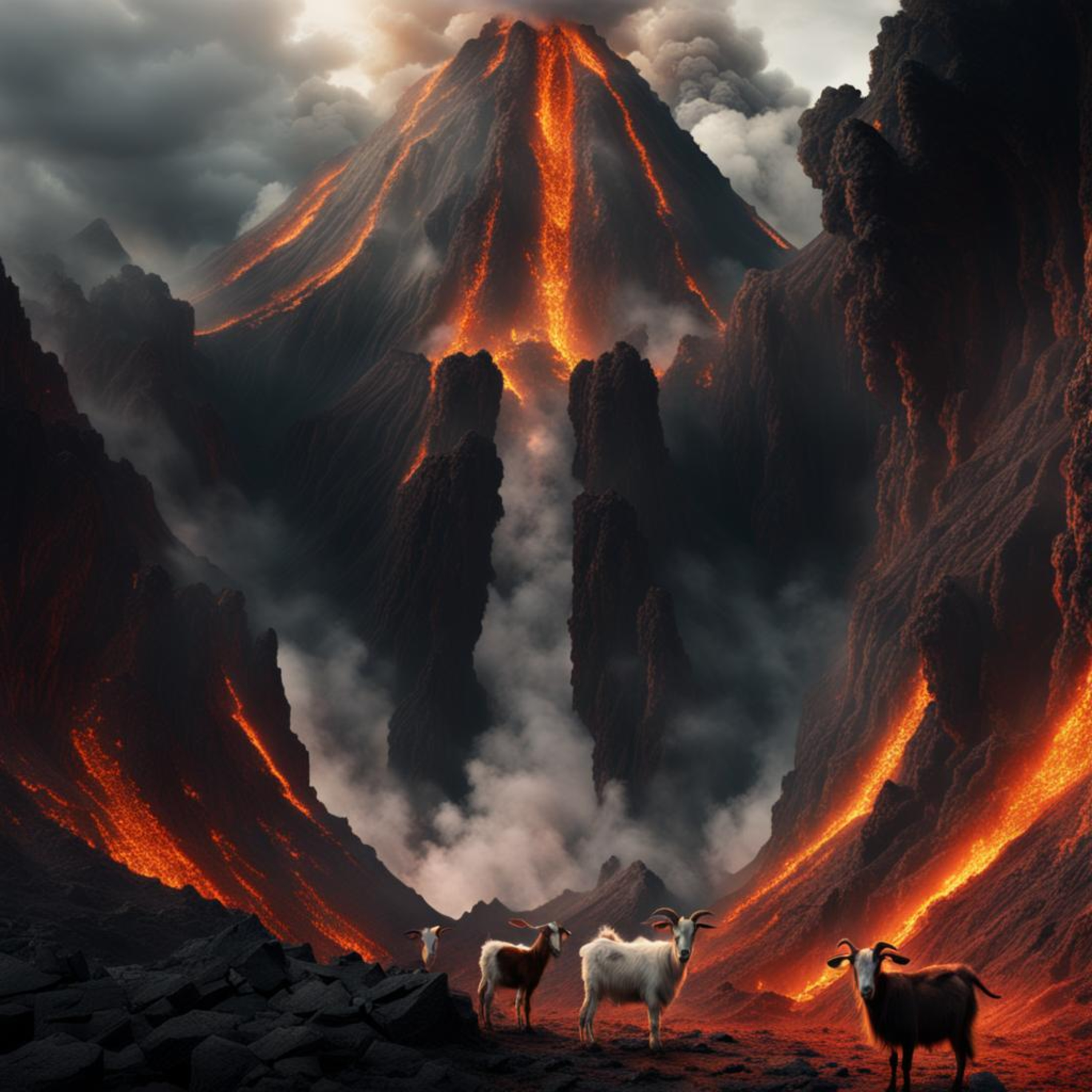 E61: Goats in a Volcano episode artwork