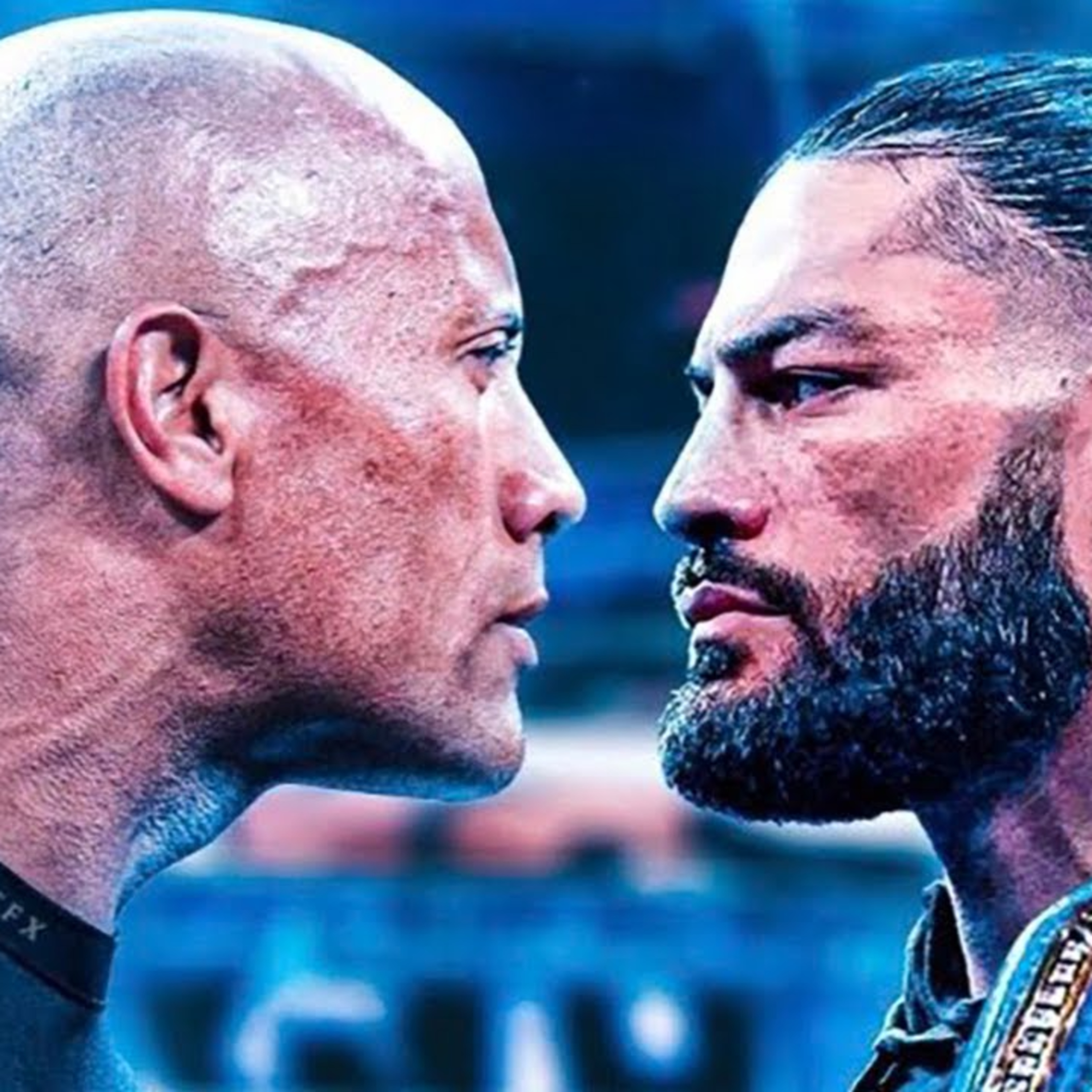 The Rock vs. Roman Reigns to main event Wrestlemania 40 episode artwork