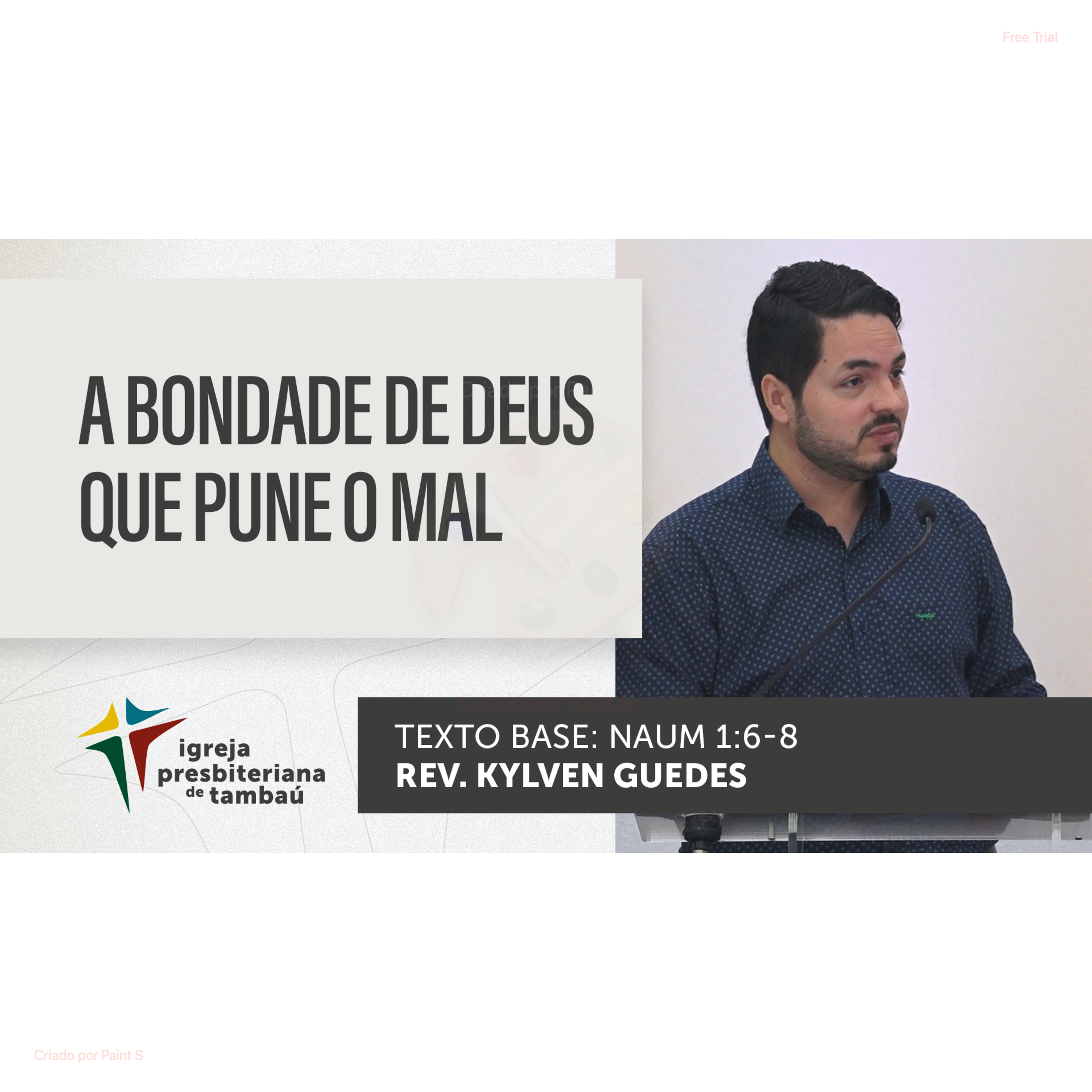 A bondade do Deus que pune o mal - Na 1.6-8 - por rev Kylven Guedes - em 19-02-2023 09h episode artwork