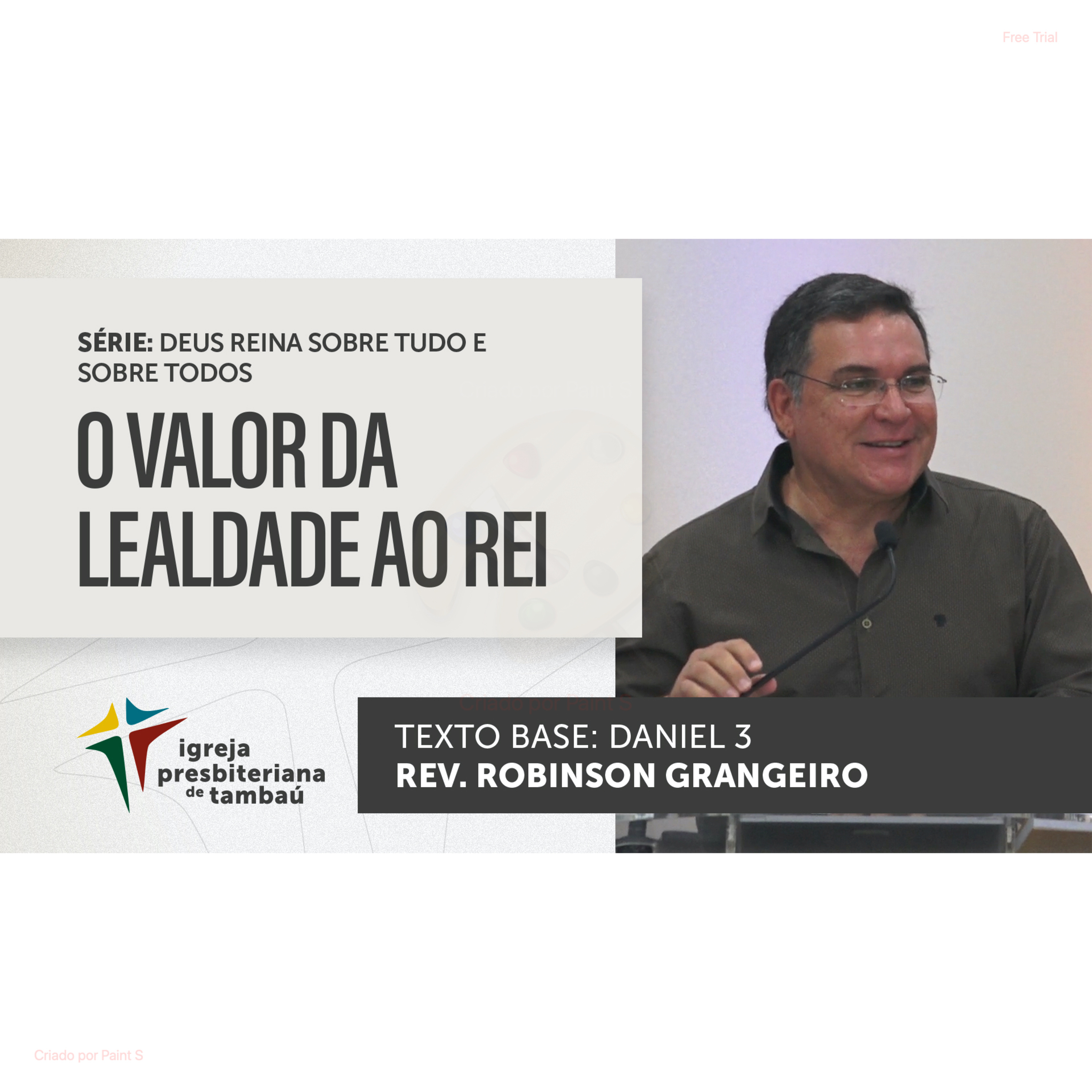 O valor da lealdade ao Rei - Dn 3 - por rev Robinson Grangeiro - em 19-02-2023 18h episode artwork