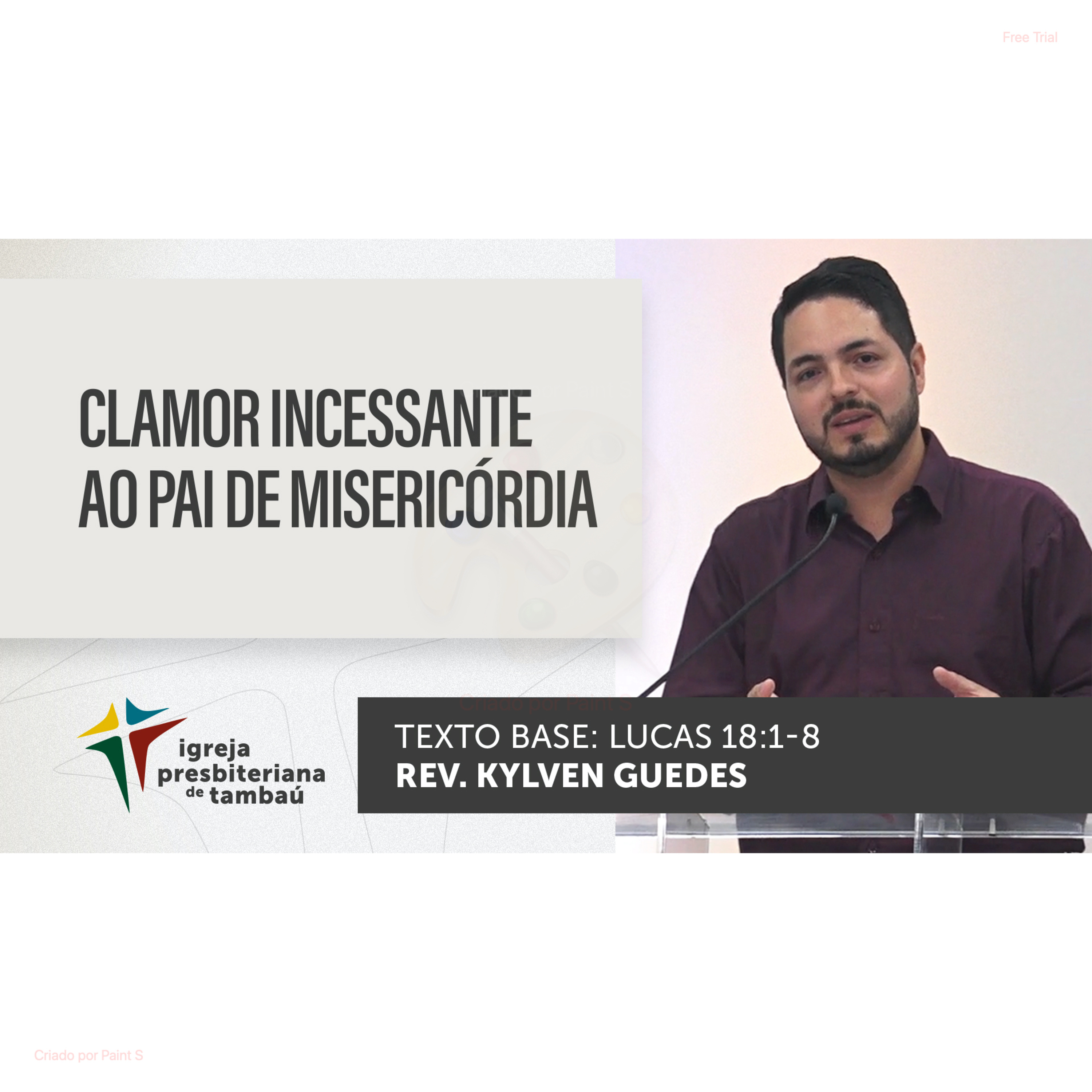 Clamor incessante ao Pai de misericórdia - Lc 18.1-8 - por rev Kylven Guedes - em 05-03-2023 18h episode artwork