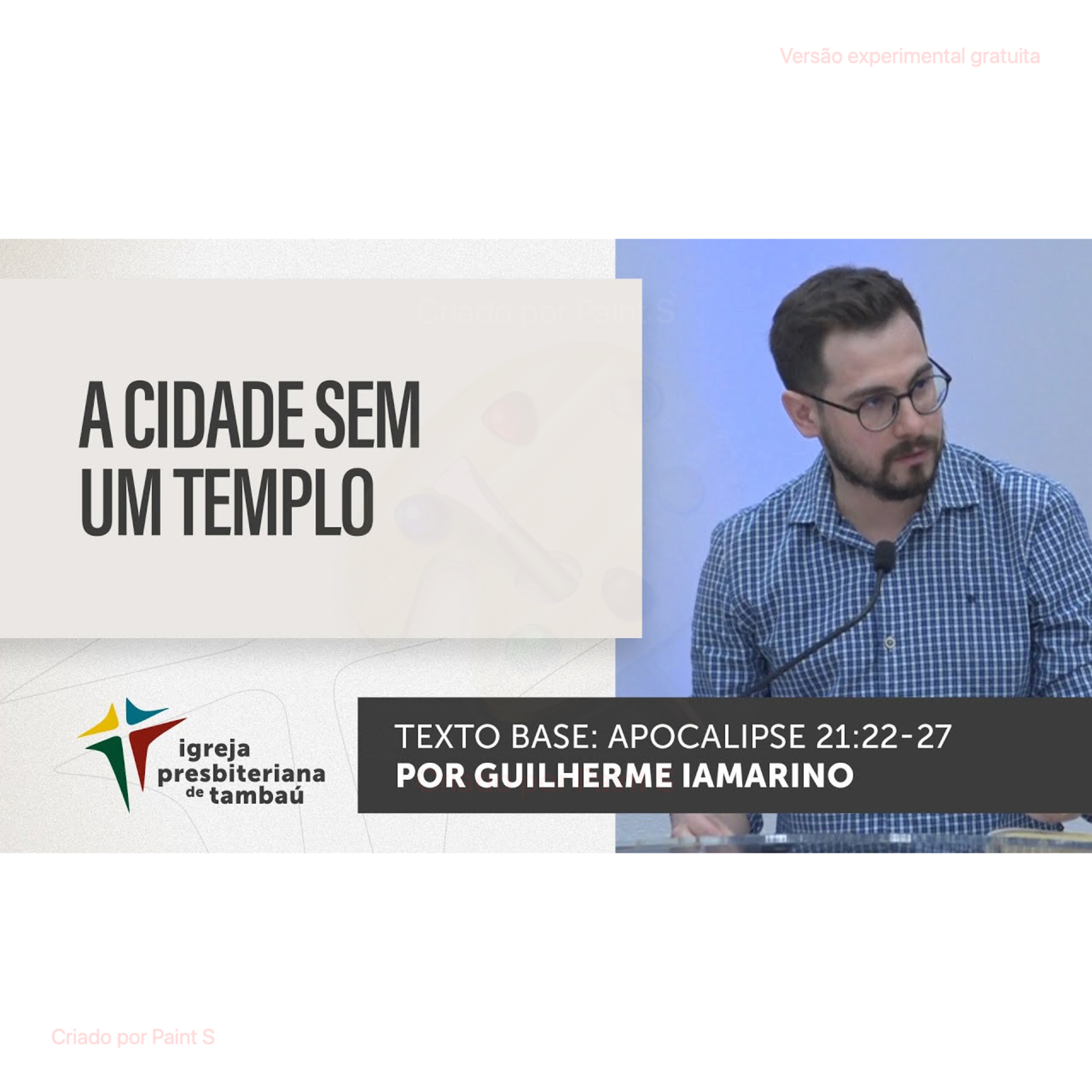 A cidade sem um Templo - Ap 21_22-27 - Por Rev. Guilherme Iamarino - em 07/05/2023 18h episode artwork