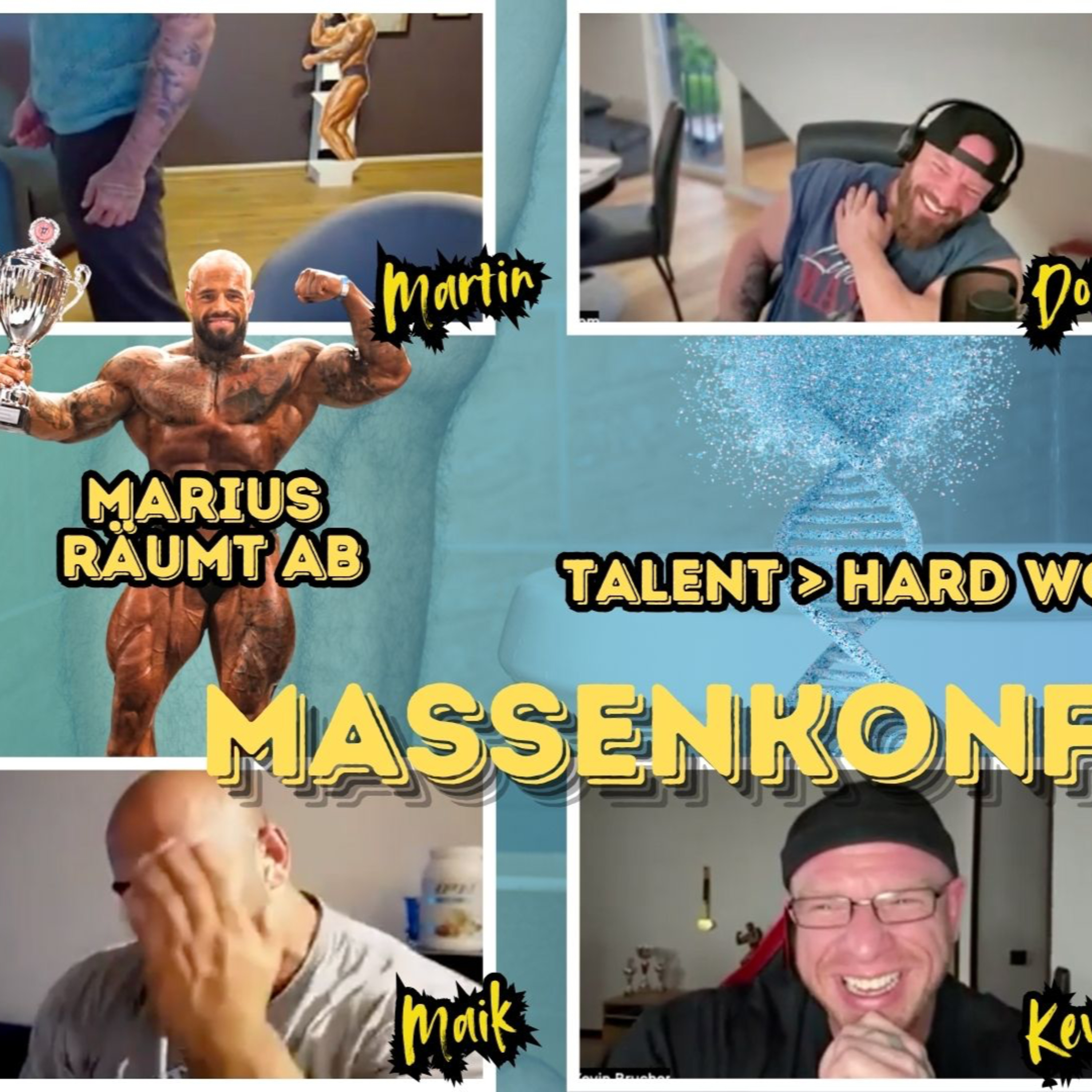 MK #153: Genetik, einsame Bodybuilder & Stehpinkler | LENA | KEVIN | DOM | MAIK | MARTIN episode artwork