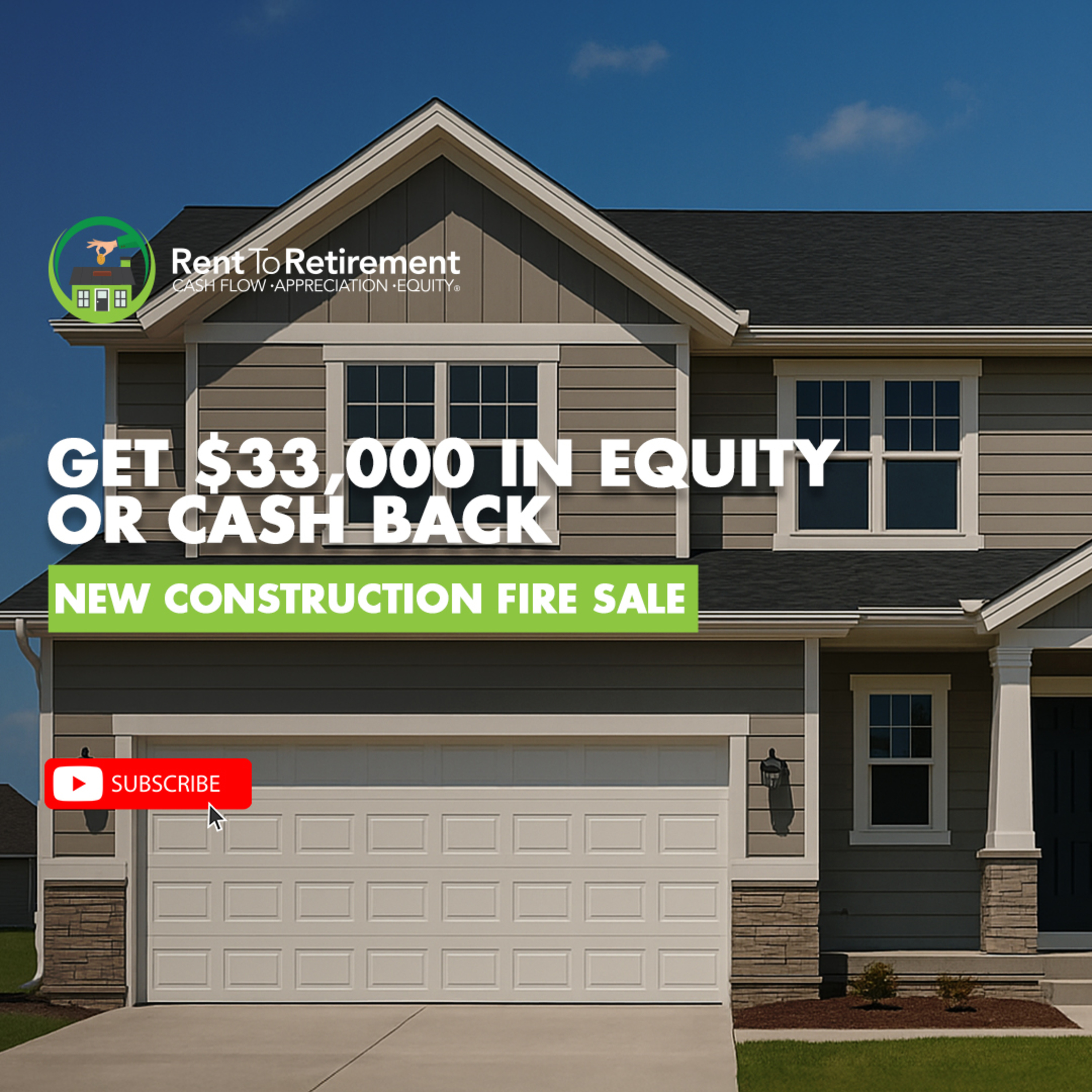 Get $33,000 in Equity or Cash Back | New Construction FIRE SALE episode artwork