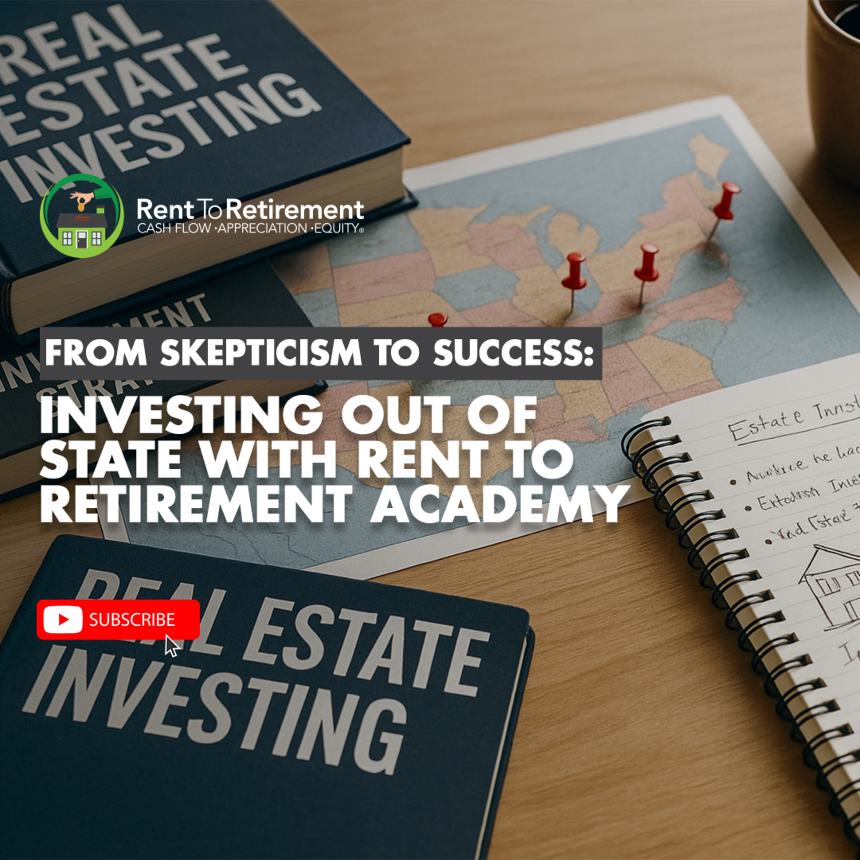 From Skepticism to Success: Investing Out of State with Rent To Retirement Academy episode artwork