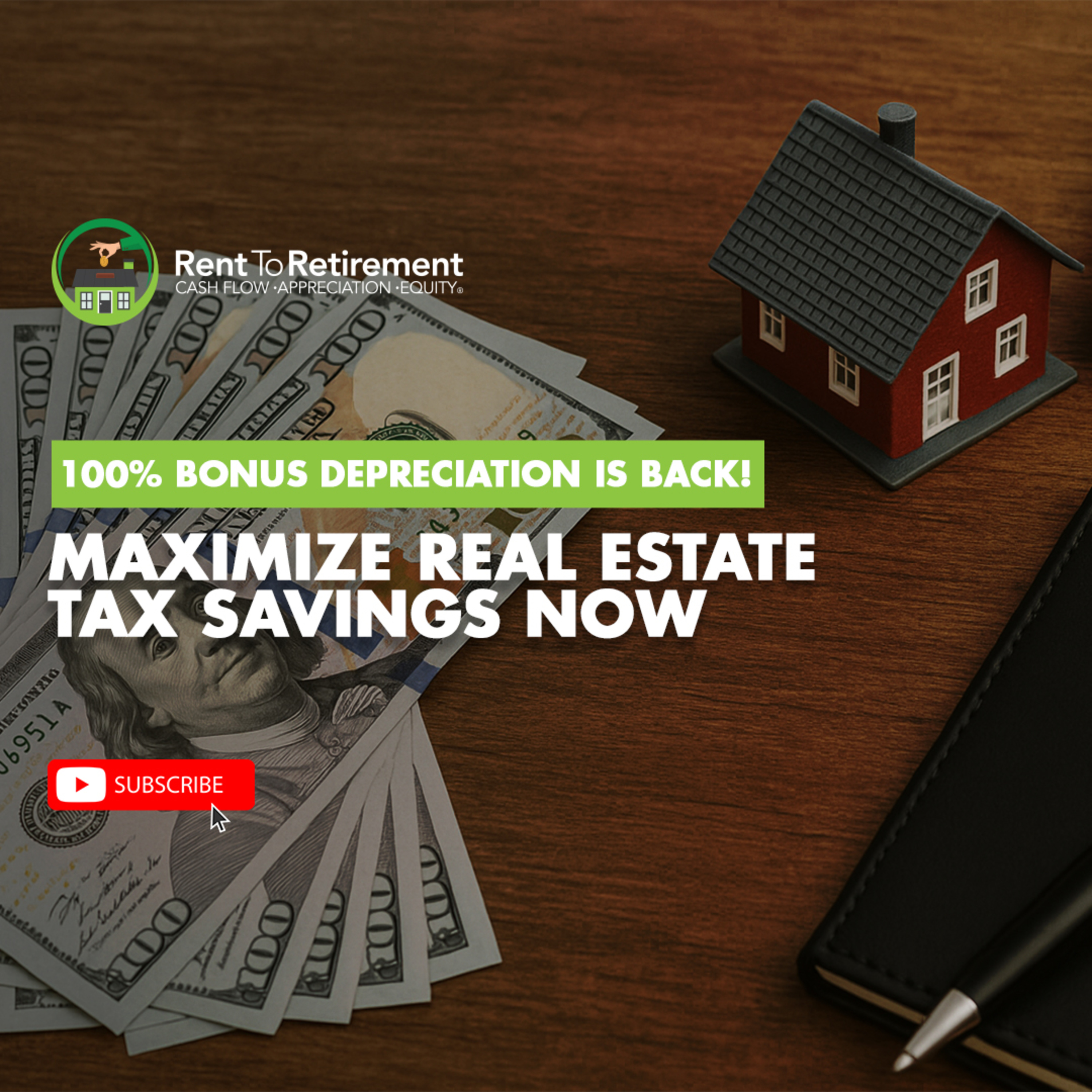 100% Bonus Depreciation Is Back! Maximize Real Estate Tax Savings Now episode artwork
