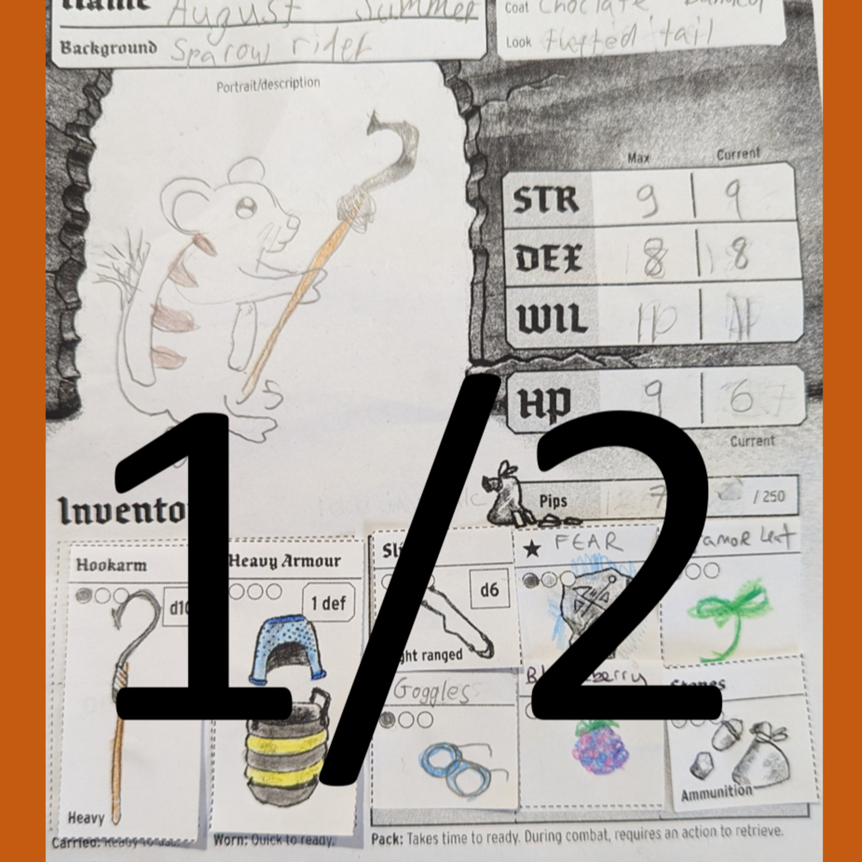 142 - To Catch a (Mole Rat) Thief | part 1 of 2 - Mausritter actual play episode artwork
