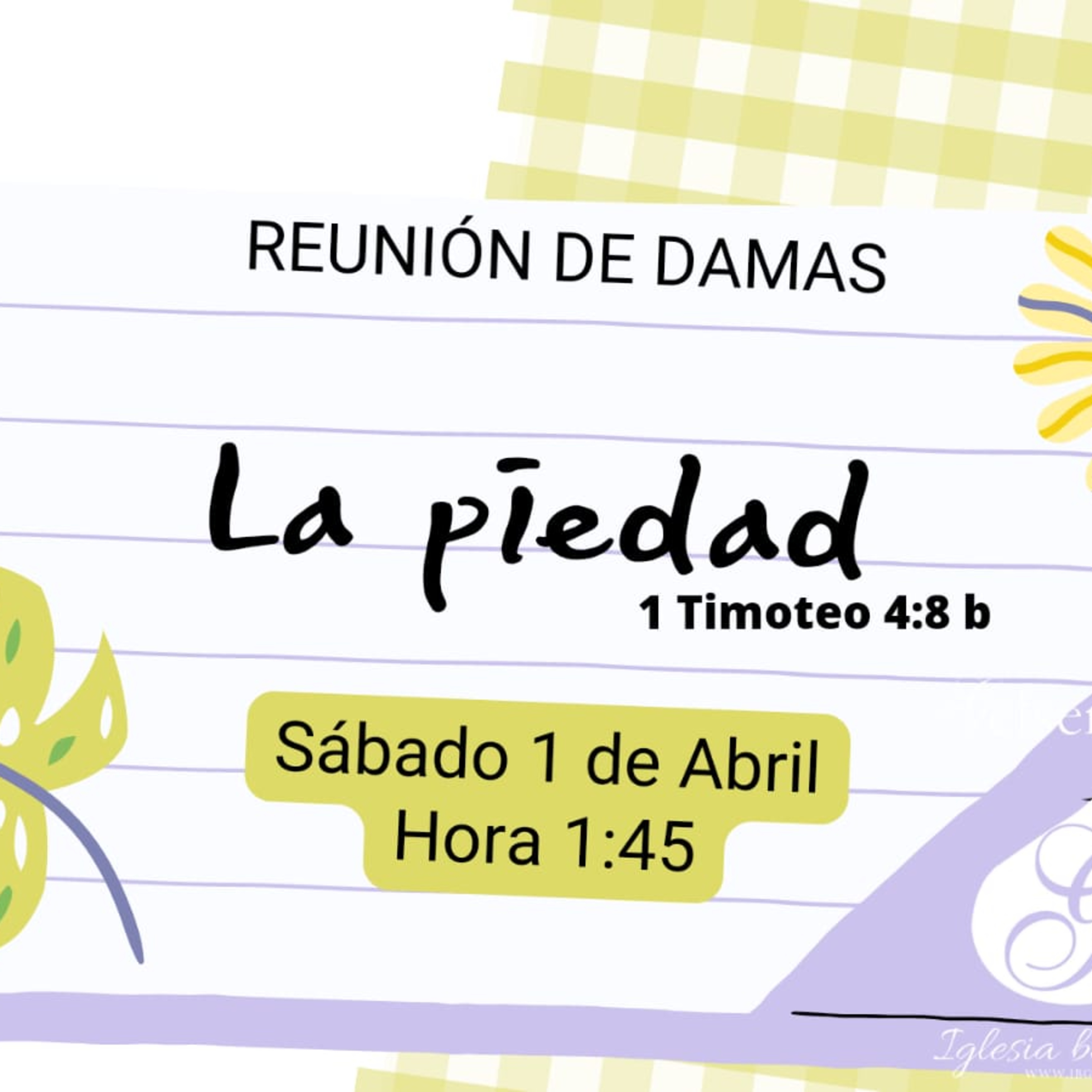 Reunión Damas Sábado | ABRIL 2023 | LA PIEDAD episode artwork