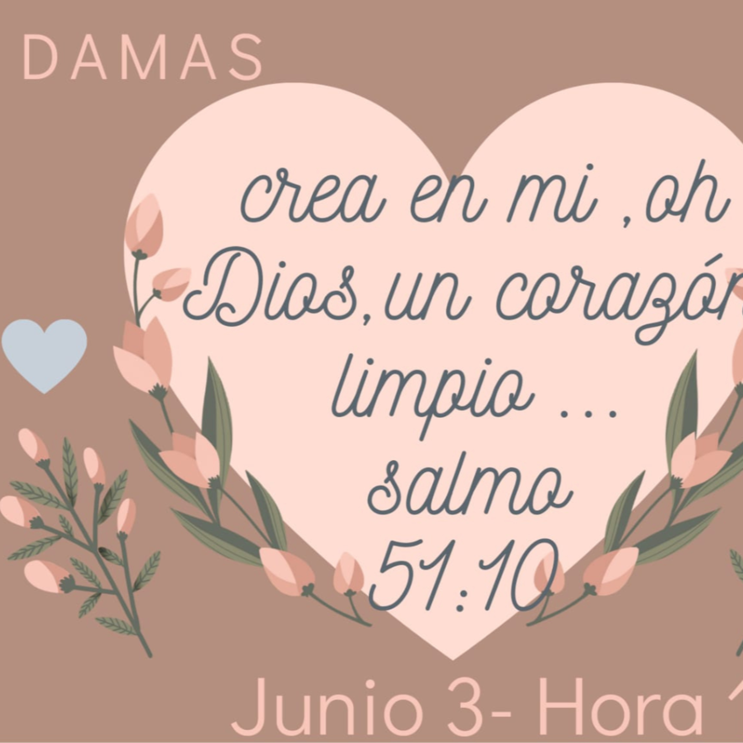 Reunión Damas Sábado | JUNIO 2023 | Salmo 51:10 episode artwork