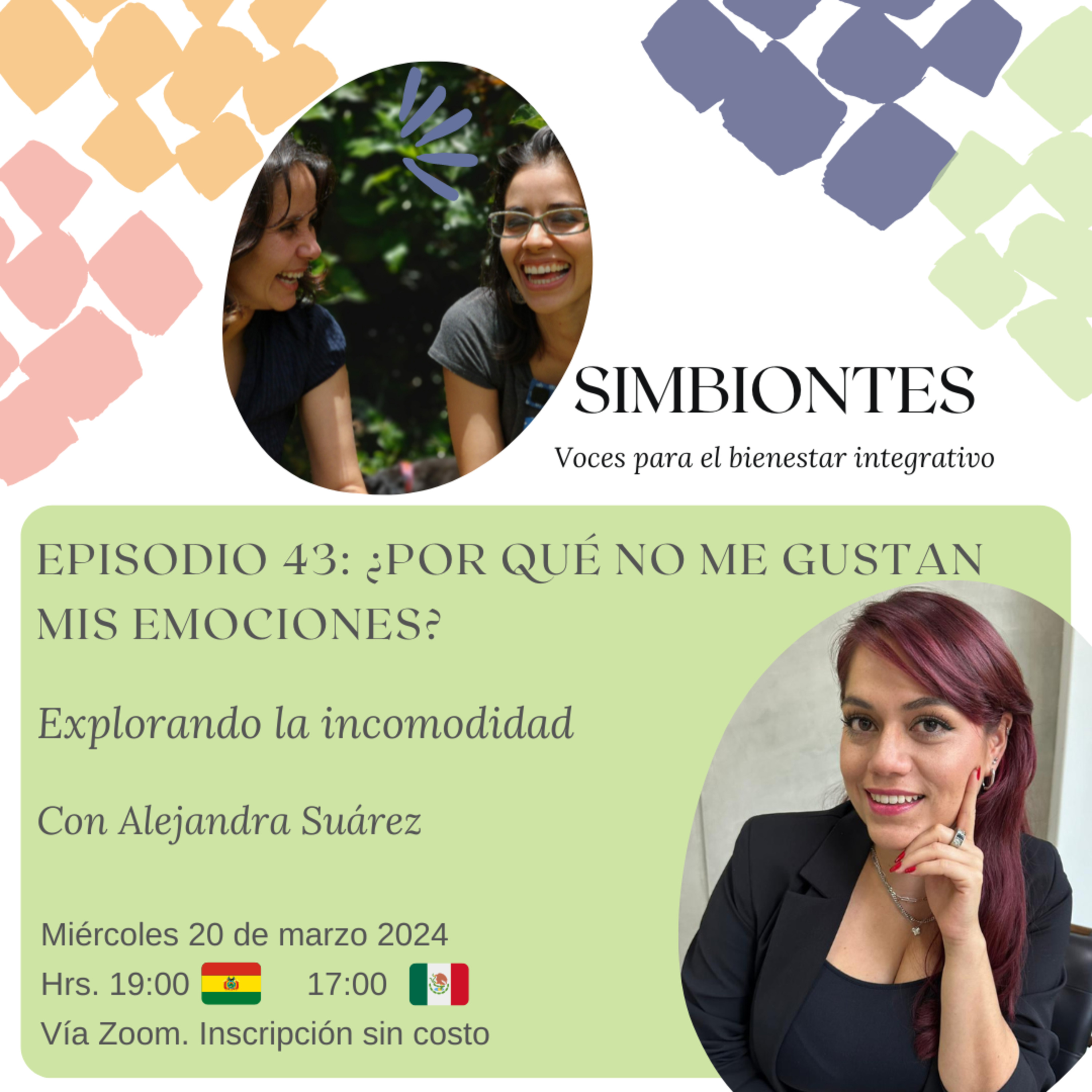 EPISODIO 43 ¿Por qué no me gustan mis emociones? Explorando la incomodidad episode artwork