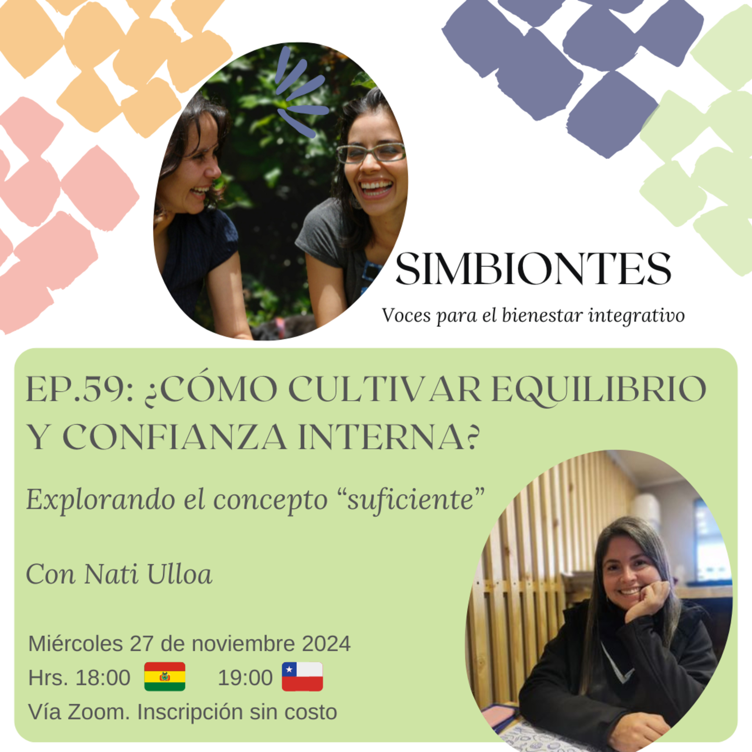 EPISODIO 59 ¿Cómo cultivar equilibrio y confianza interna? Explorando el concepto “suficiente”  episode artwork