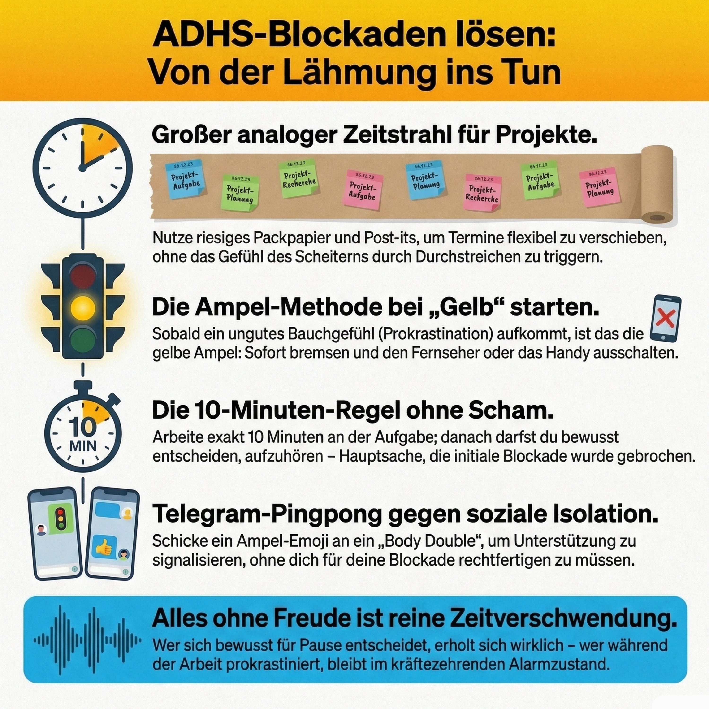 #89 ADHS - Die Ampelmethode mit dem 10-Minuten-Trick episode artwork