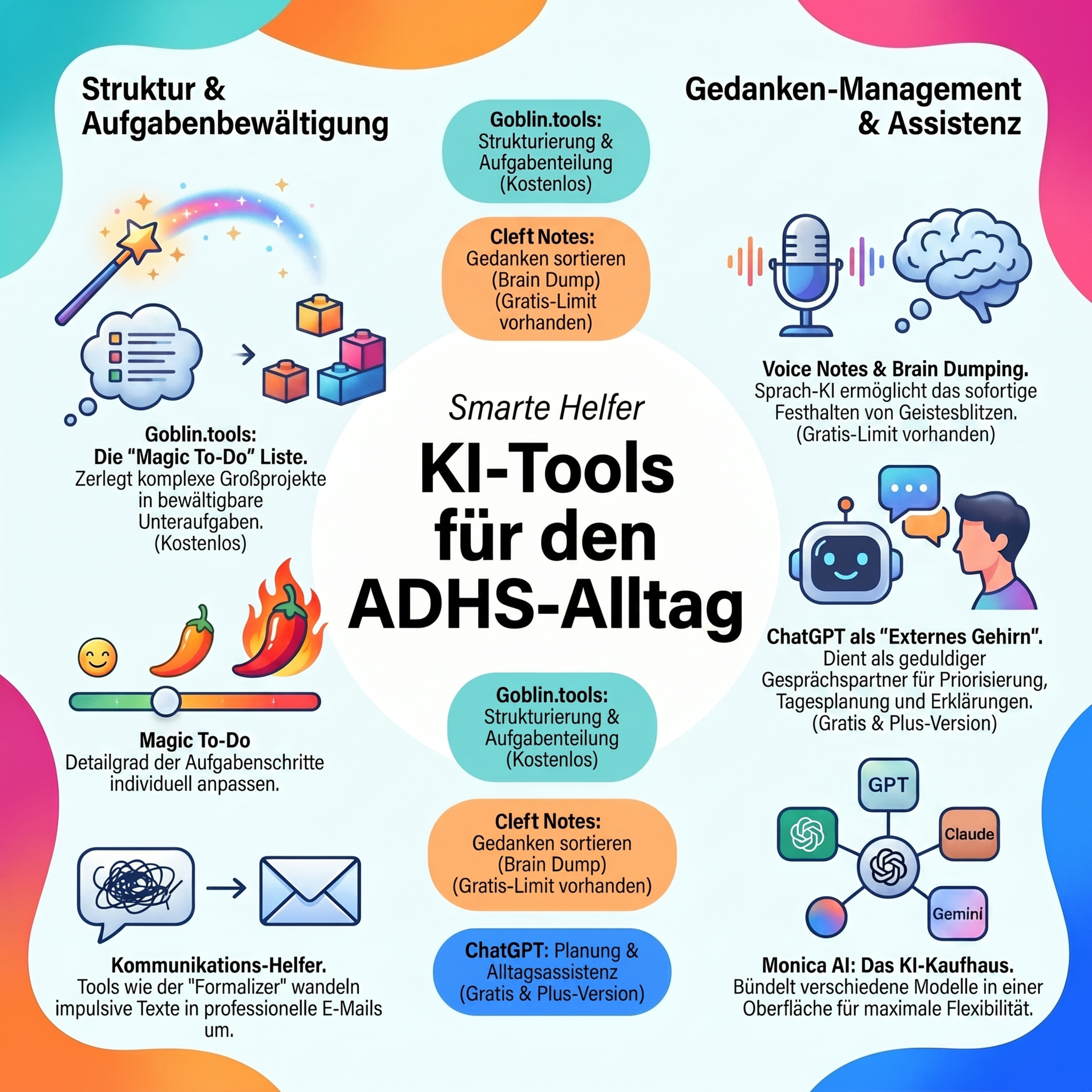 #127V ADHS - Alltag mit KI/AI besser meistern episode artwork