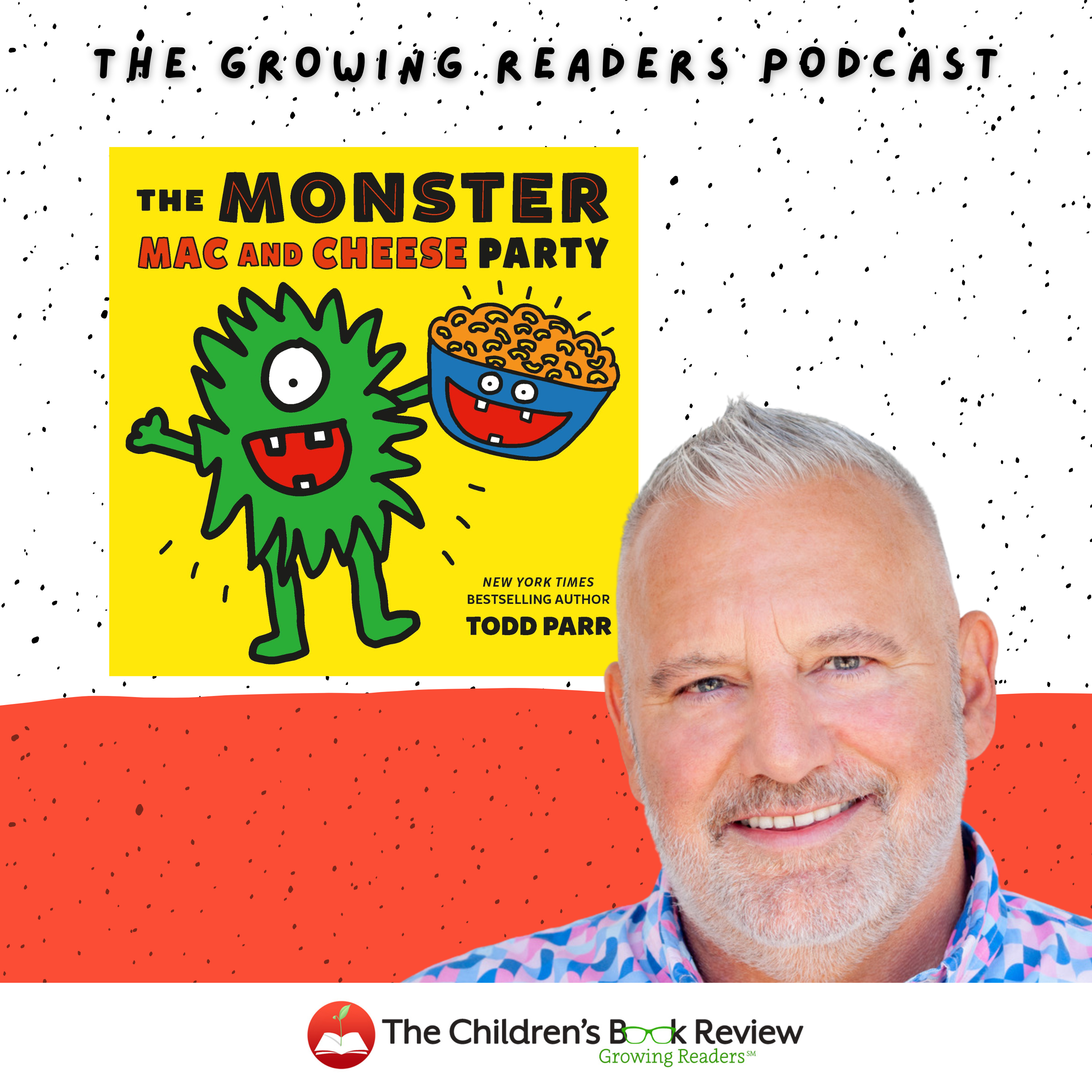 Bianca with Todd Parr On The Monster Mac and Cheese Party