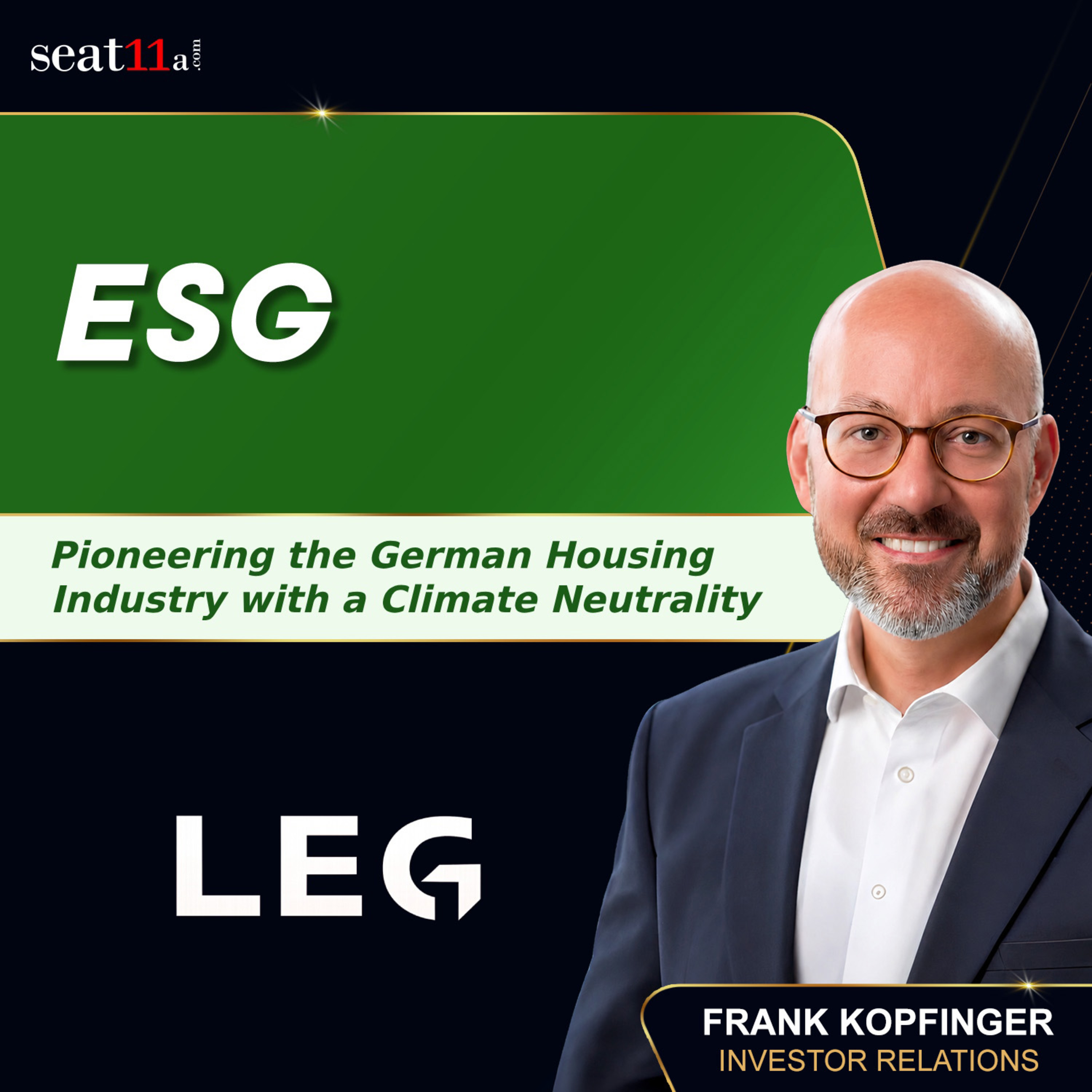 LEG Immobilien SE ESG | Pioneering the German Housing Industry with a Climate Neutrality Roadmap with IR  episode artwork