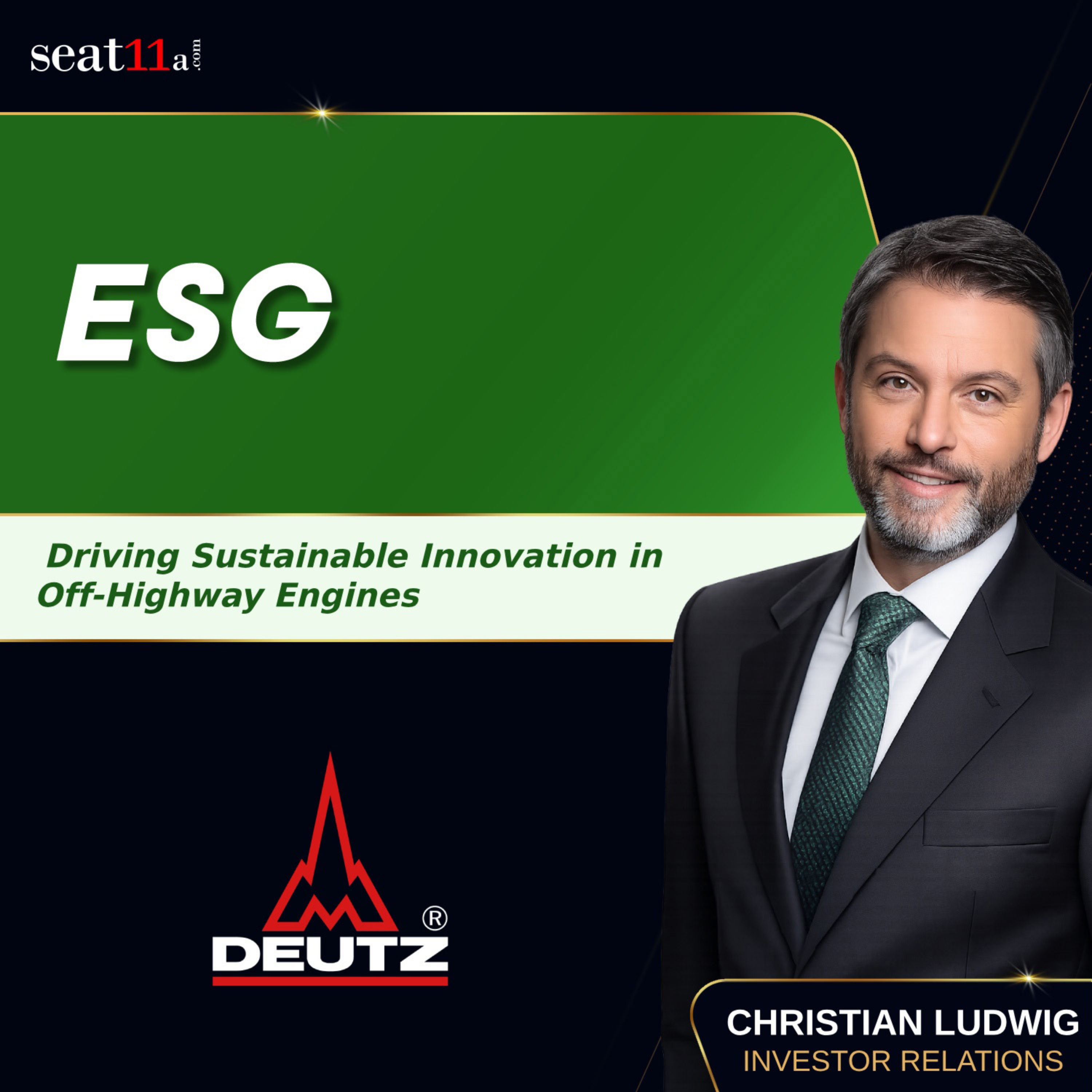 DEUTZ AG ESG | Driving Sustainable Innovation in Off-Highway Engines with IR episode artwork