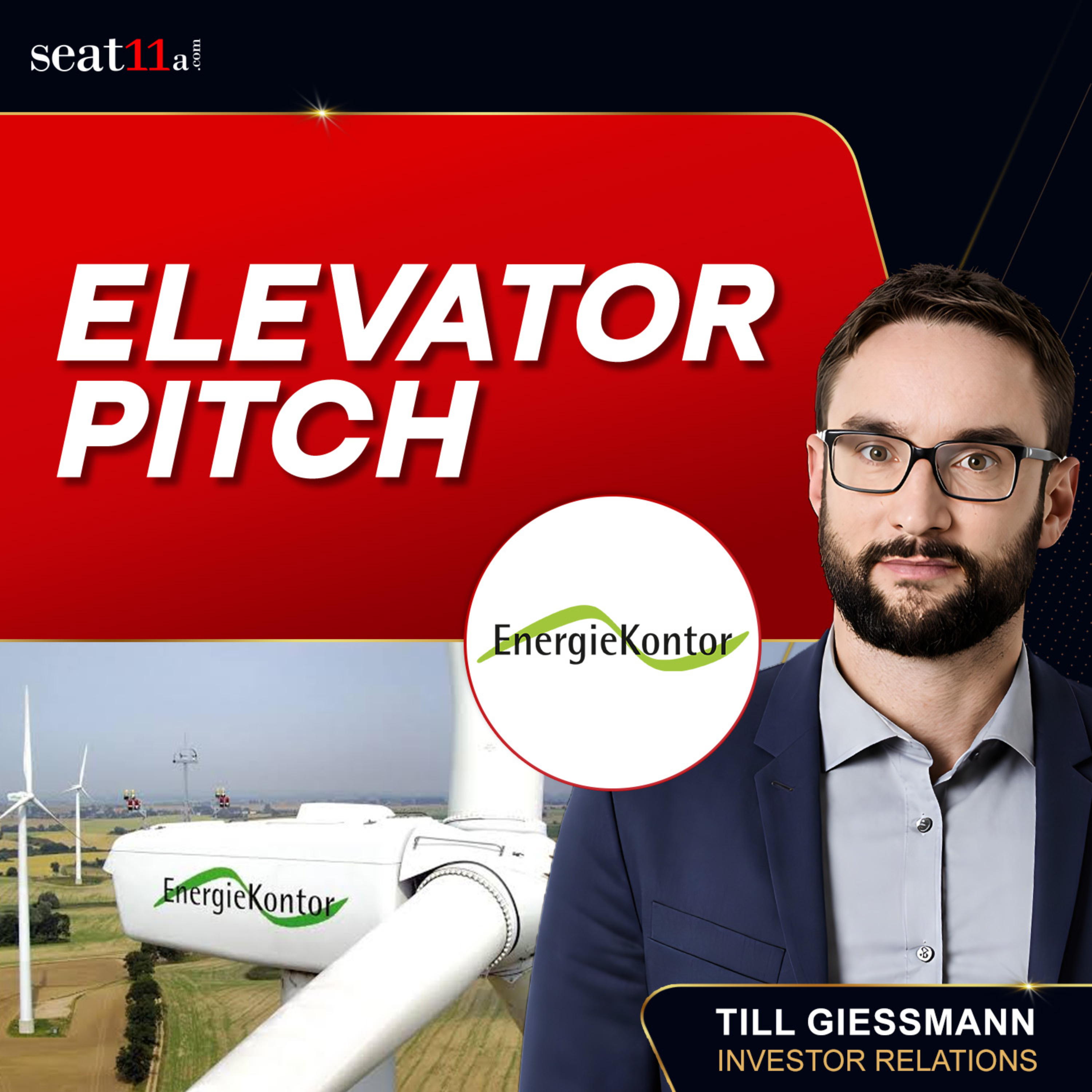 Energiekontor AG | Elevator Pitch | Till Giessmann, Head of Investor Relations episode artwork