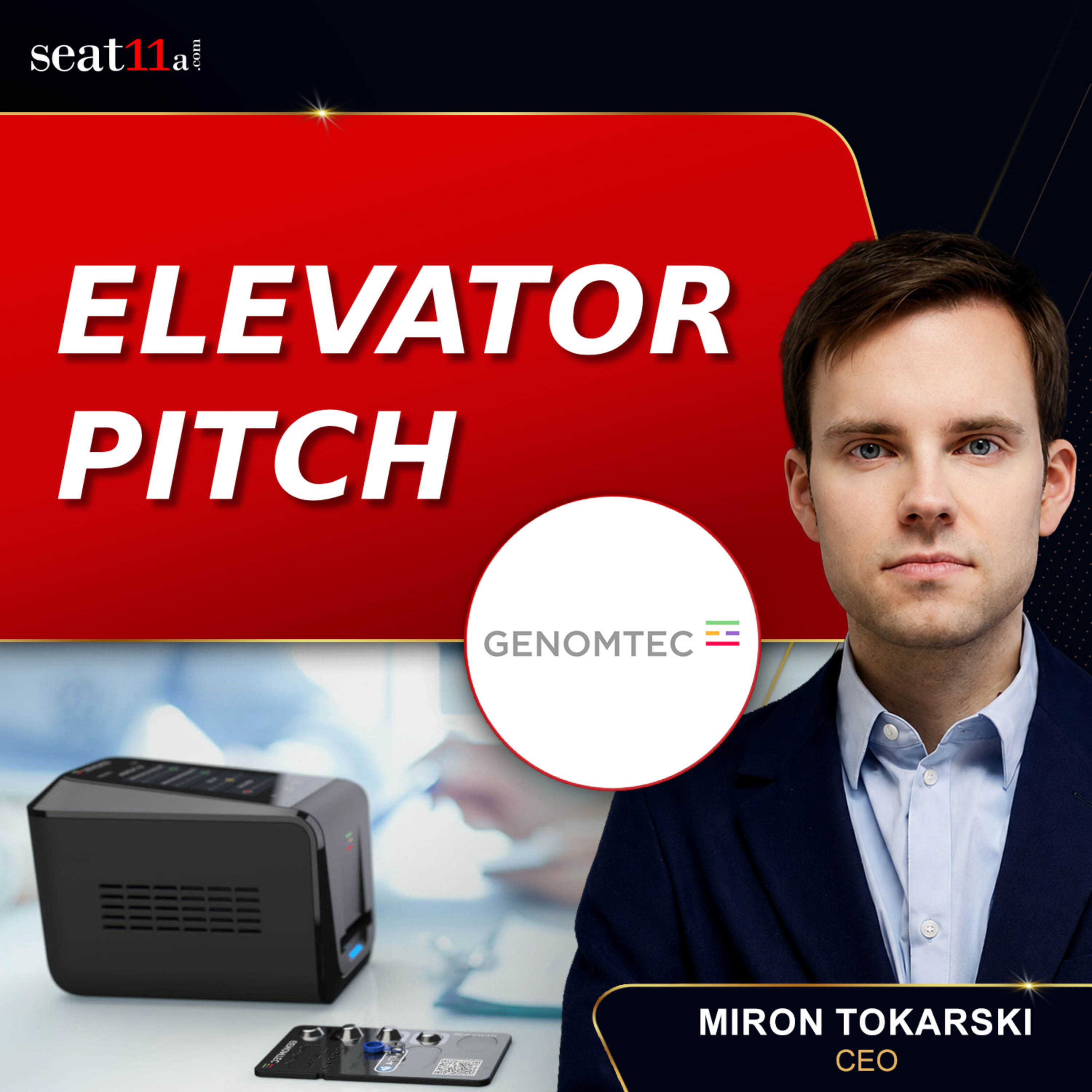 Genomtec S.A. Elevator Pitch | Revolutionizing Diagnostics with an Innovative Mobile Molecular Platform with CEO  episode artwork