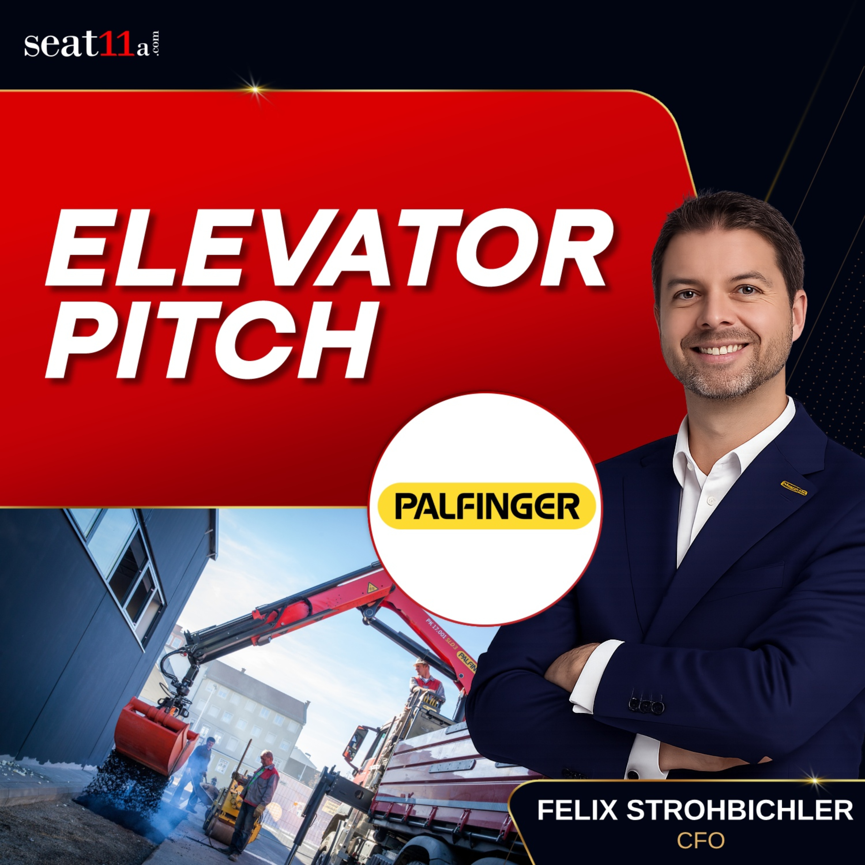 Palfinger AG Elevator Pitch | Revolutionizing Industries with Cutting-Edge Crane & Lifting Solutions with CFO episode artwork