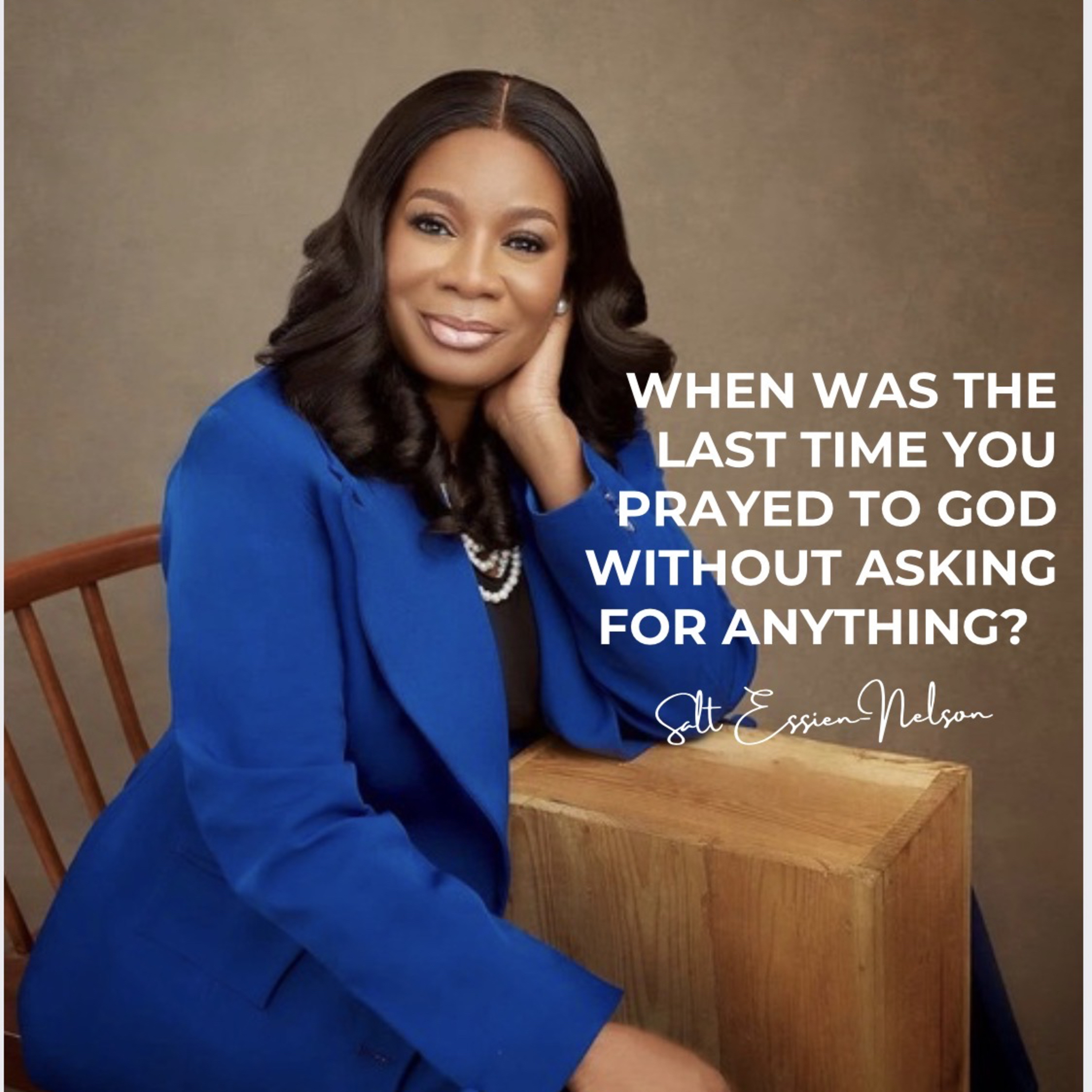Prayer is not the child of Need