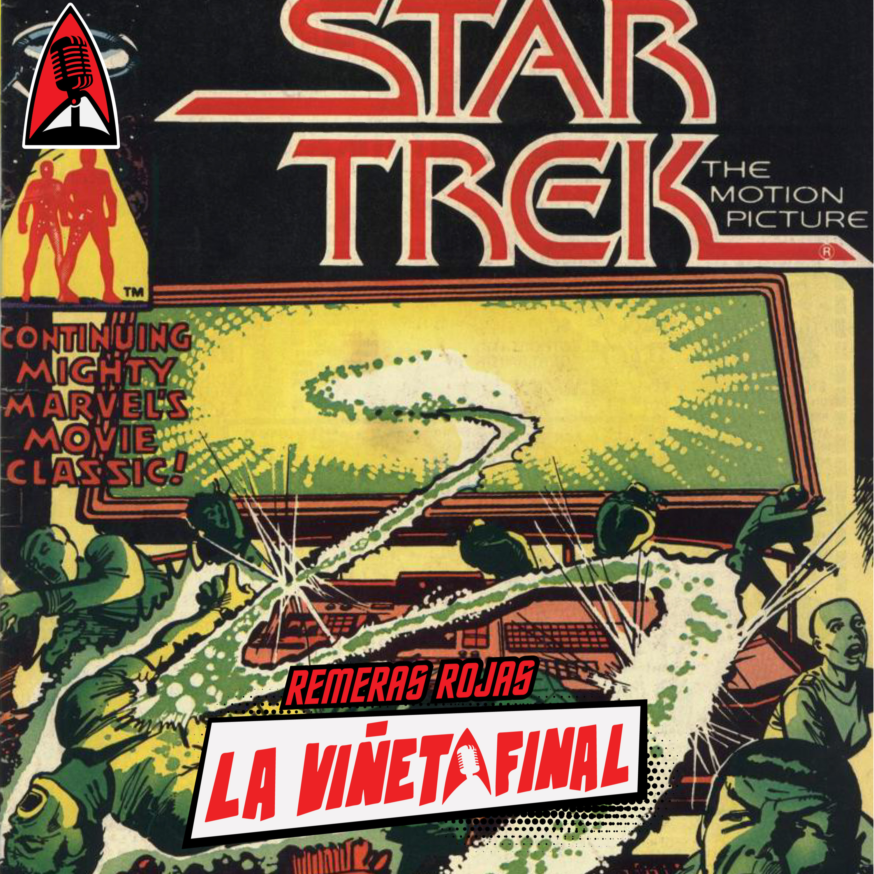 La viñeta final T01E02: Reseñamos el comic Star Trek The Motion Picture Pt.2 episode artwork