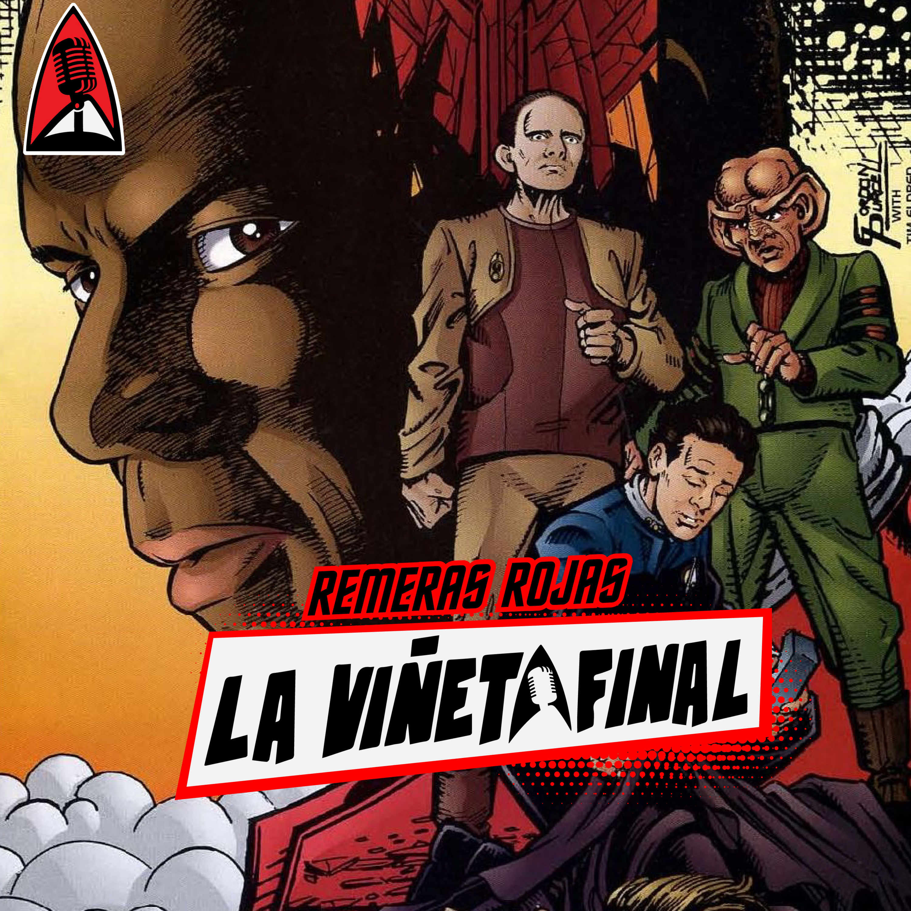 La viñeta final 29: Reseña del comic de Star Trek DS9 "Emancipation Pt. 2" episode artwork