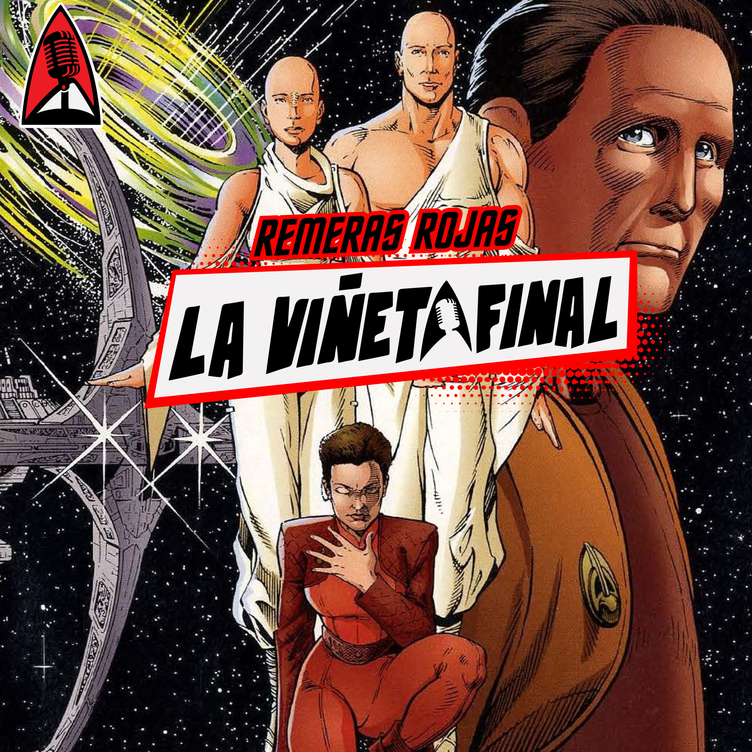 La viñeta final 34: Reseña del comic de Star Trek DS9 "Descendants" episode artwork