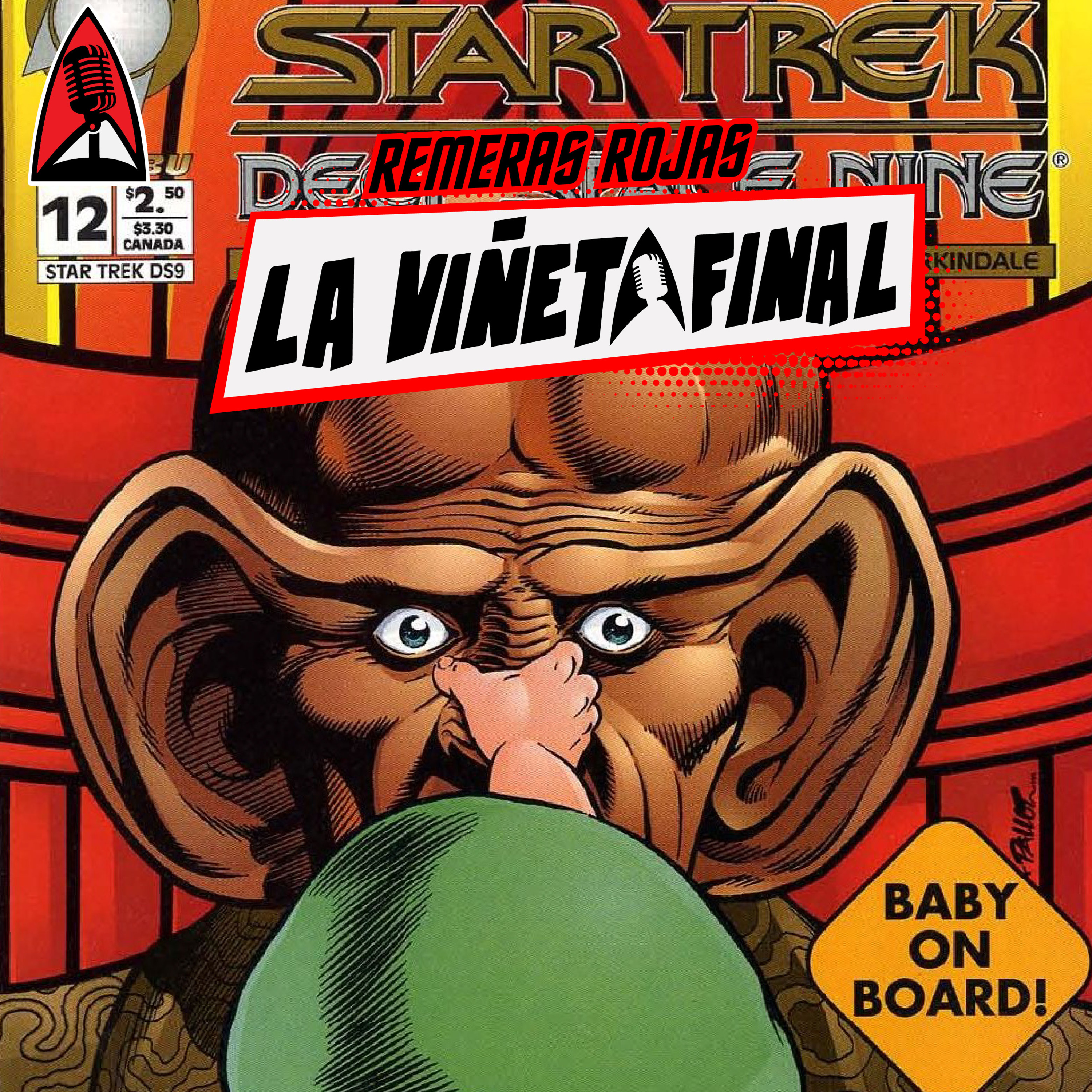 La viñeta final 36: Reseña del comic de Star Trek DS9 "Baby on Board" episode artwork