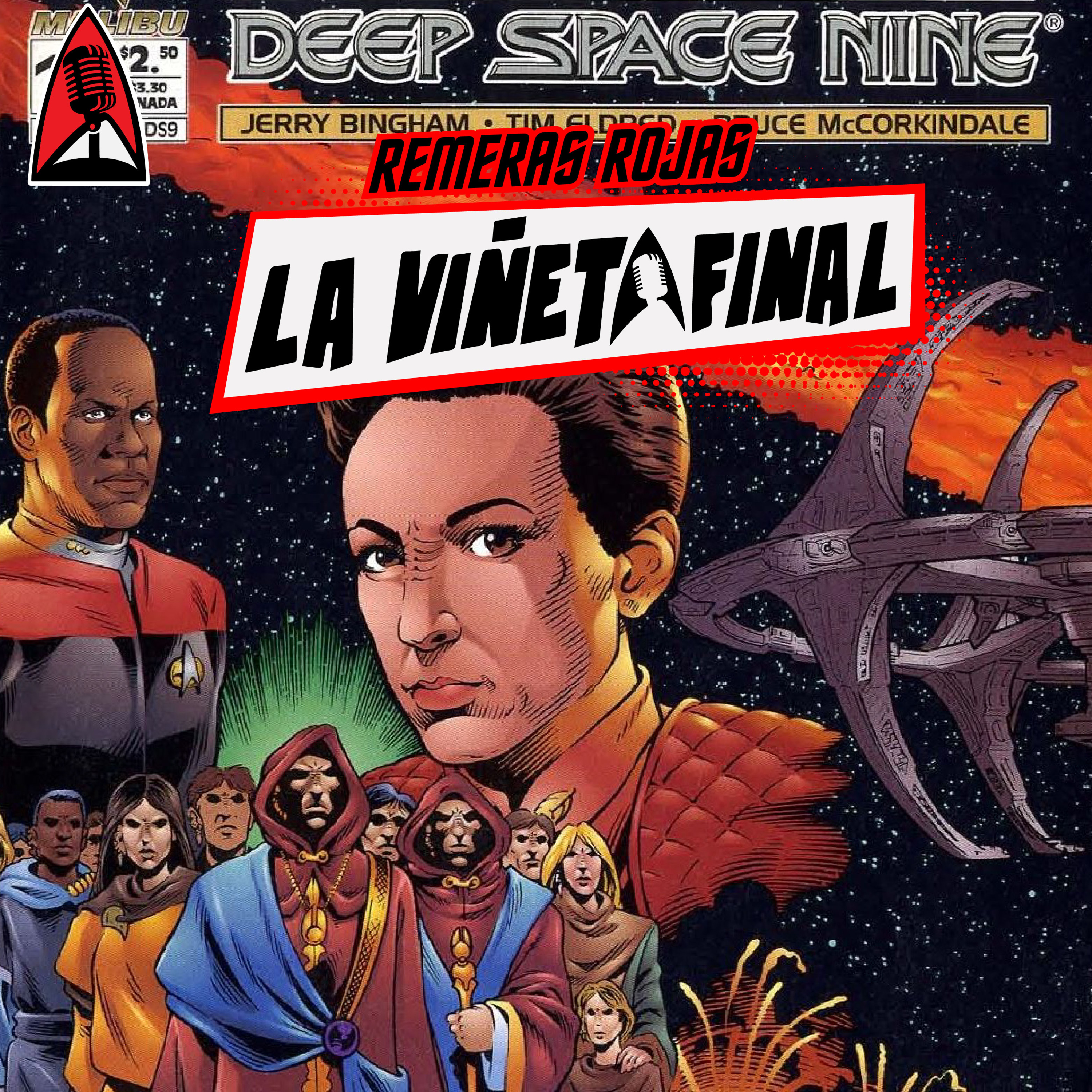 La viñeta final 38: Reseña del comic de Star Trek DS9 "Dax's Comet Pt. 1" episode artwork