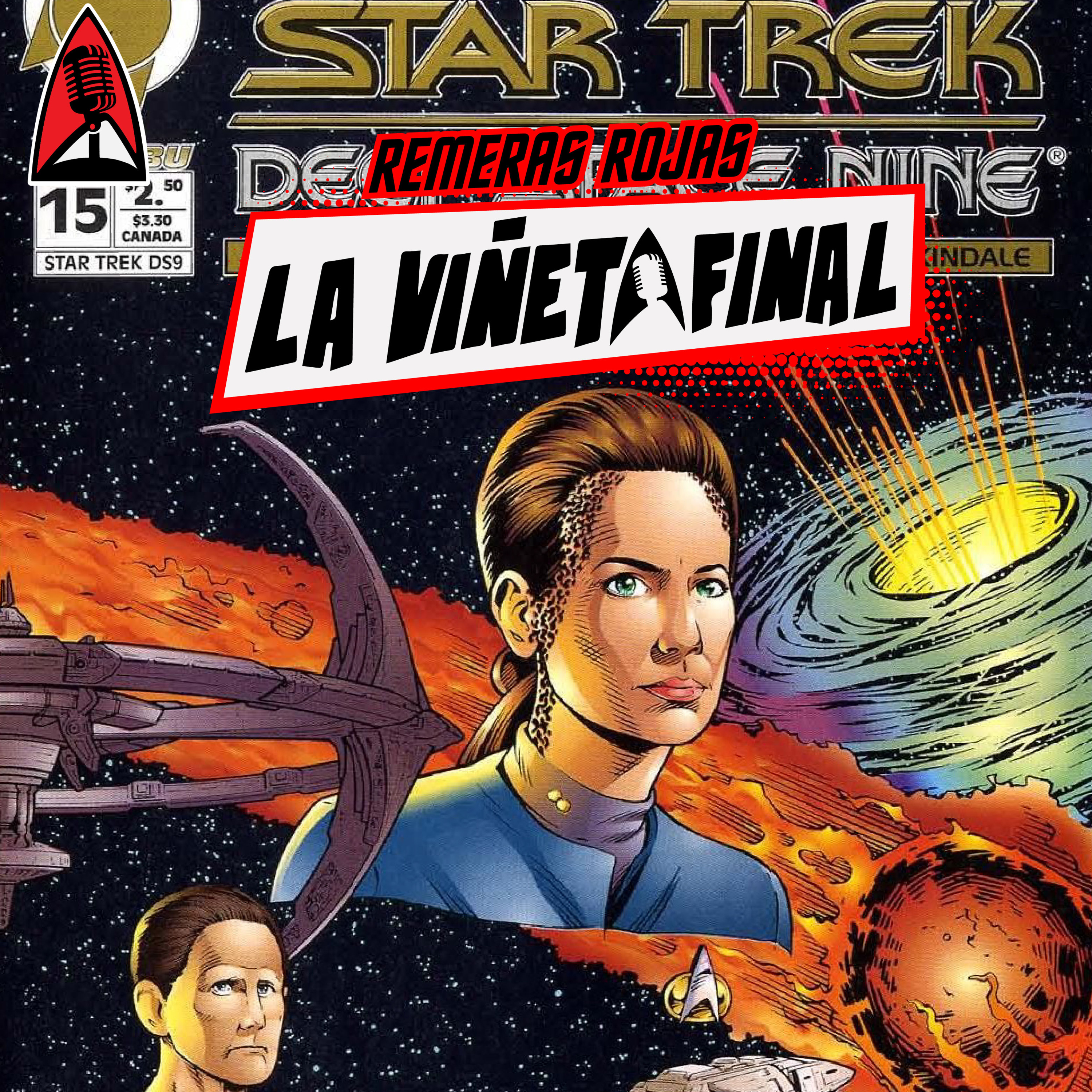 La viñeta final 39: Reseña del comic de Star Trek DS9 "Dax's Comet Pt. 2" episode artwork