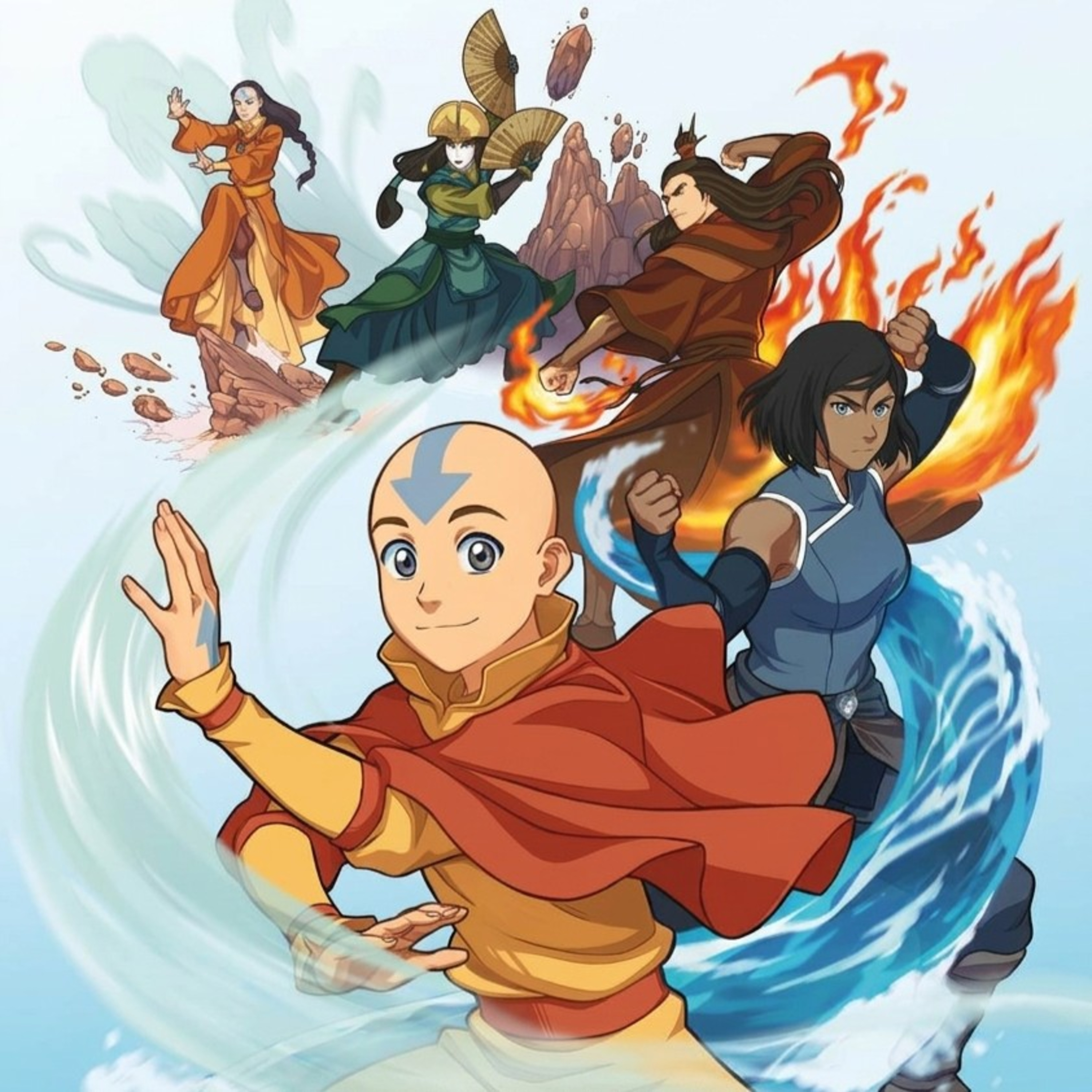 Portada de Cuatro Naciones: Un Podcast Sobre Avatar