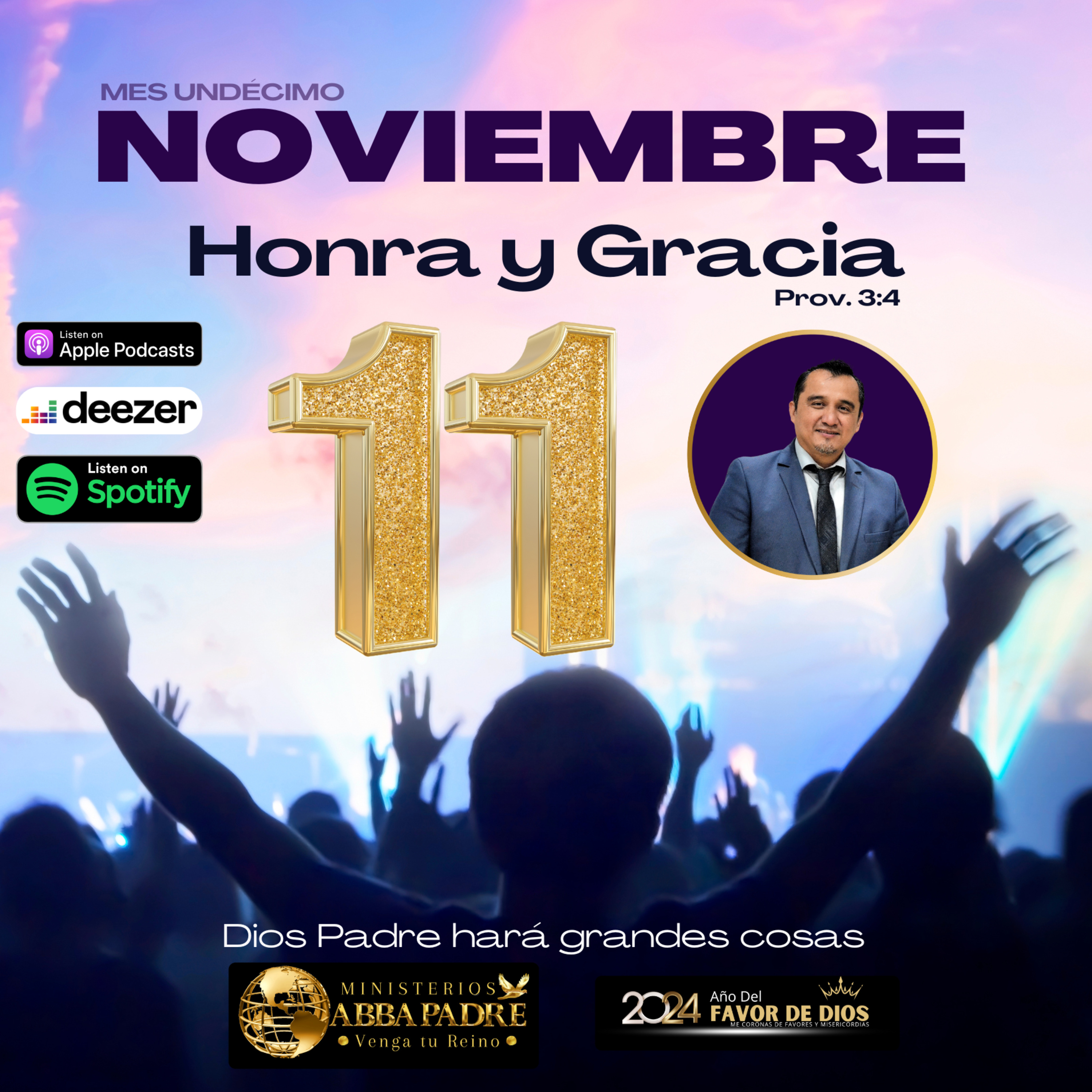 Bendición Profética Mes Once - Noviembre de Honra y Gracia  episode artwork