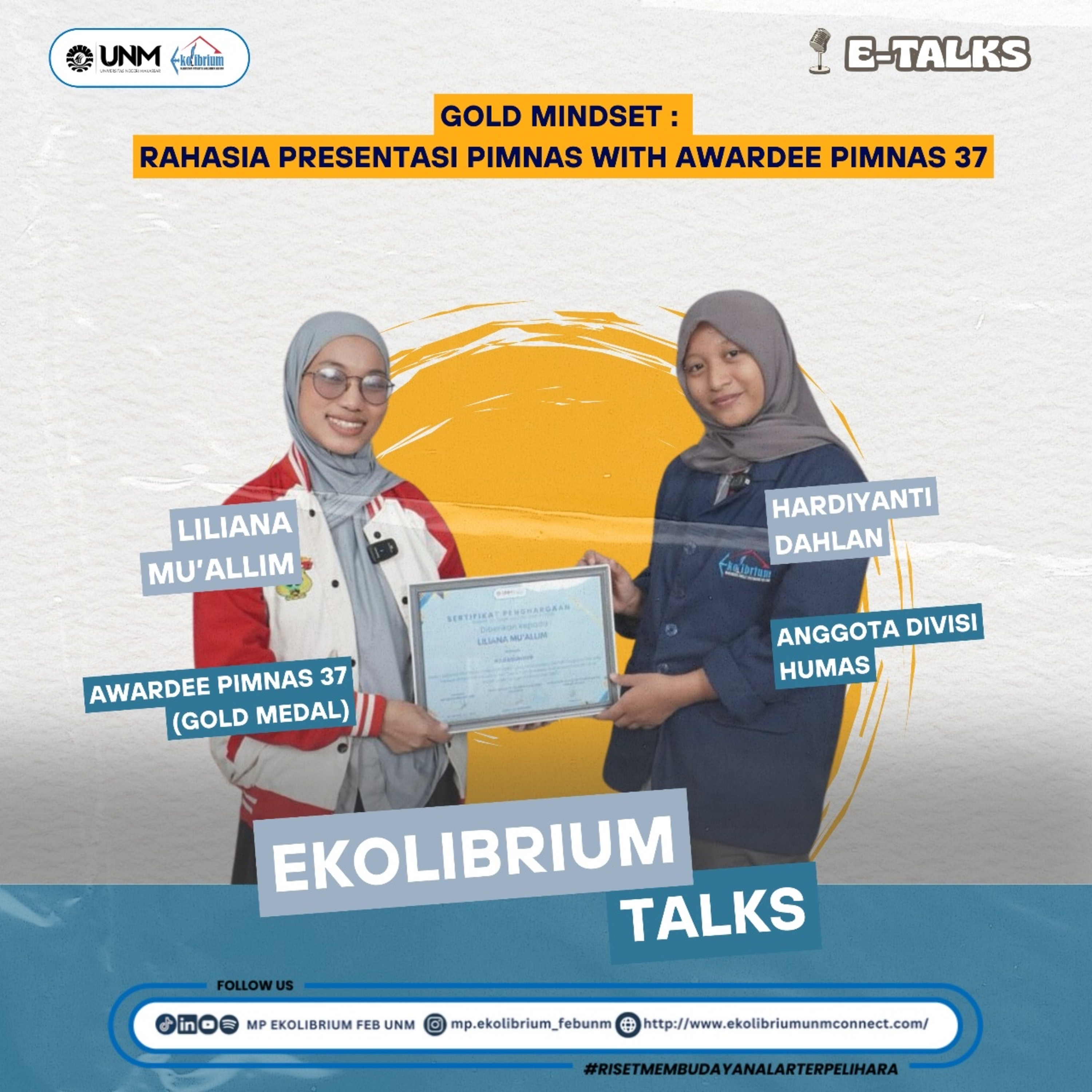 Tips & Trik Awardee Pimnas Peraih Gold Medal